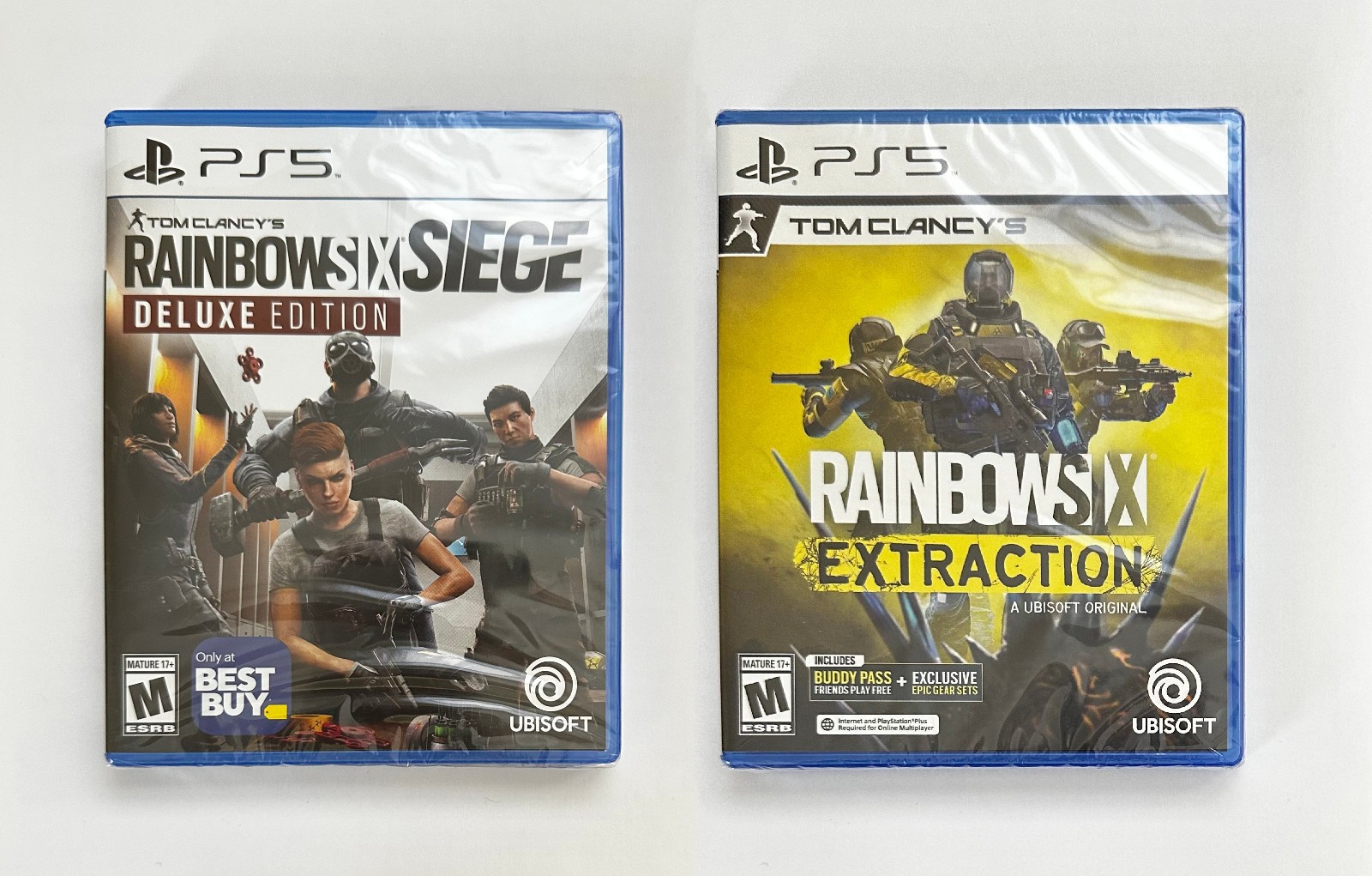 Tom Clancy’s Rainbow Six Bundle: Siege + Extraction – PS5 – New – 2 Pack Lot
