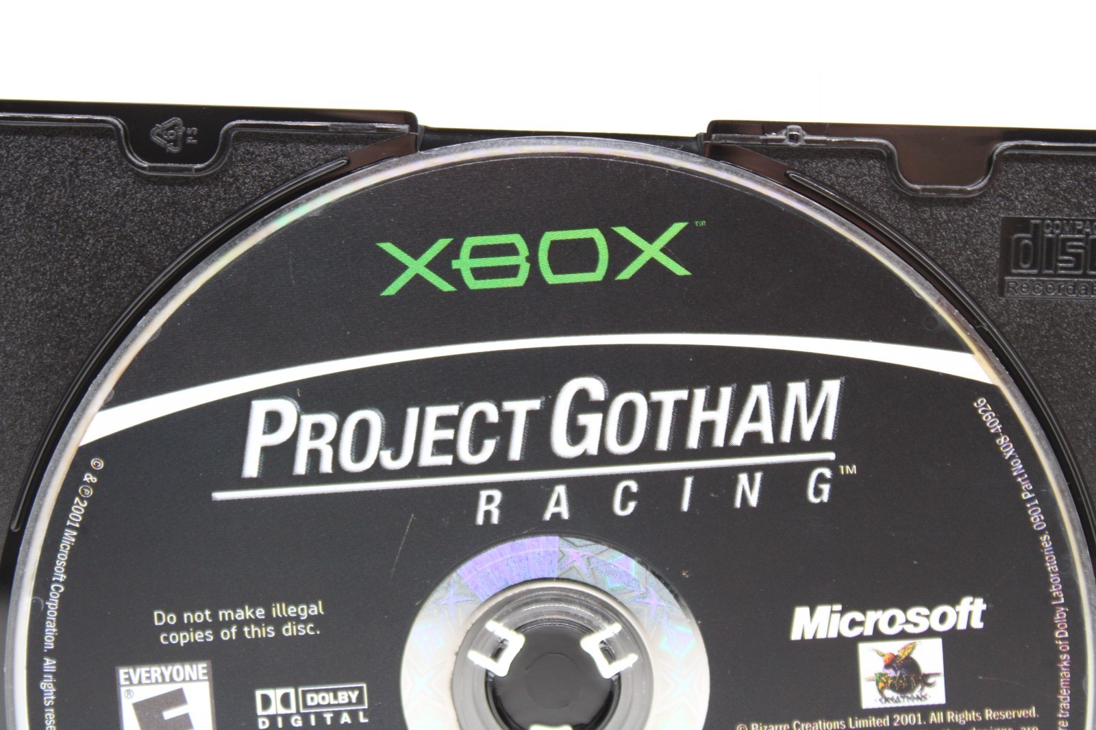 Refurbished Original Xbox Project Gotham Racing 1 Disc Only Black Label Good