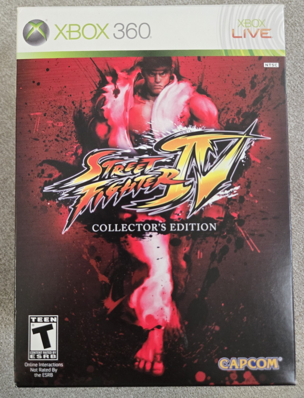 Street Fighter IV 4 Collector’s Edition Video Game Xbox 360