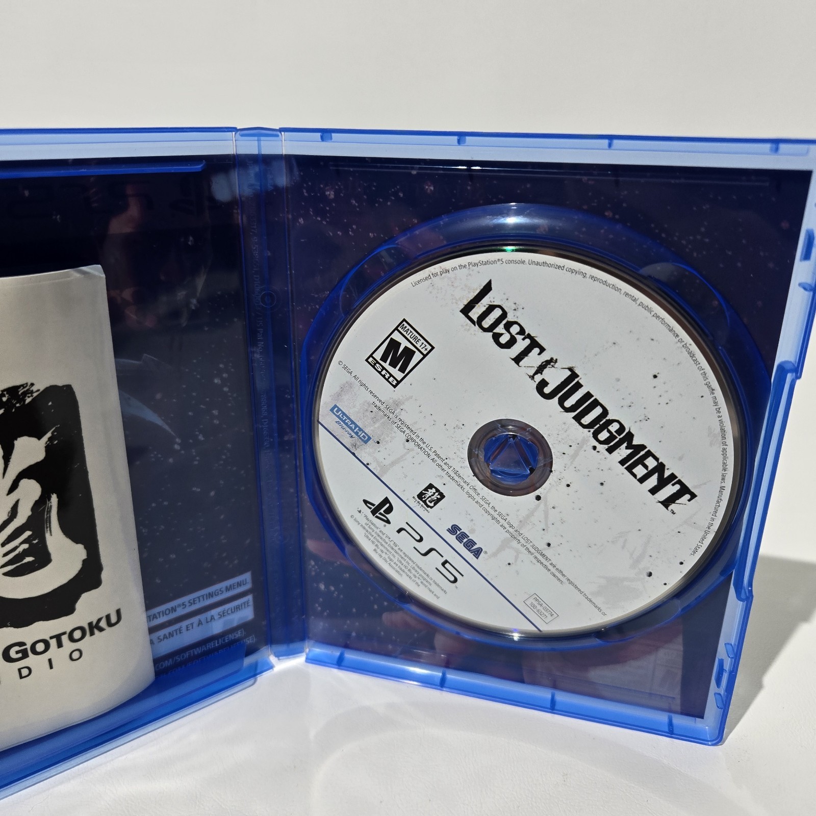 SEGA Lost Judgment Sony PlayStation 5 PS5 2021 M Action & Adventure NTSC-U/C