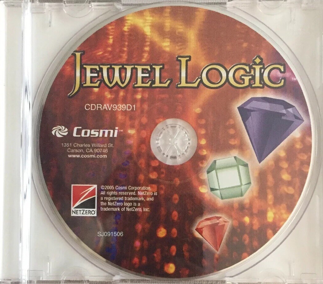 Jewel Logic (Windows, 2005, Cosmi Corporation) CD for PC