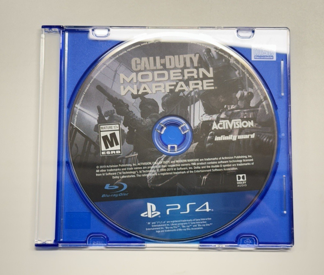 –DISC ONLY– Call of Duty: Modern Warfare (PlayStation 4, PS4)
