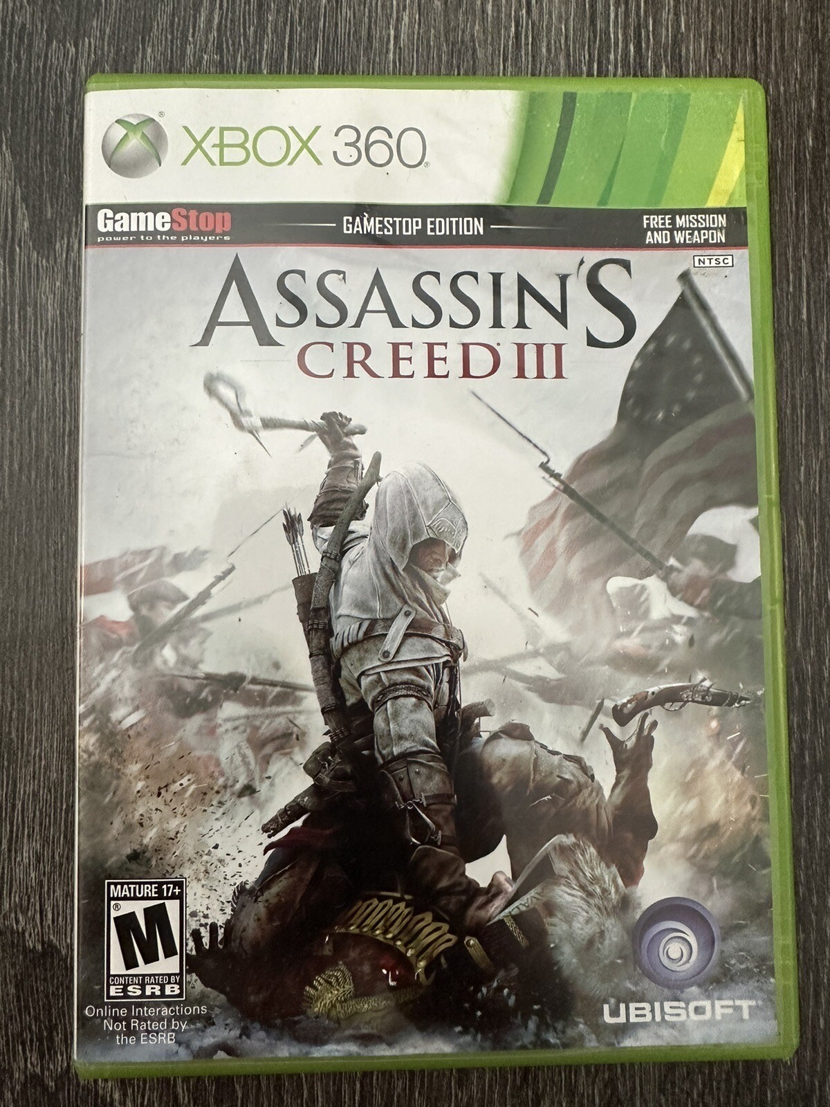 Assassins Creed III Gamestop Edition (Microsoft Xbox 360) Disc 2 Only