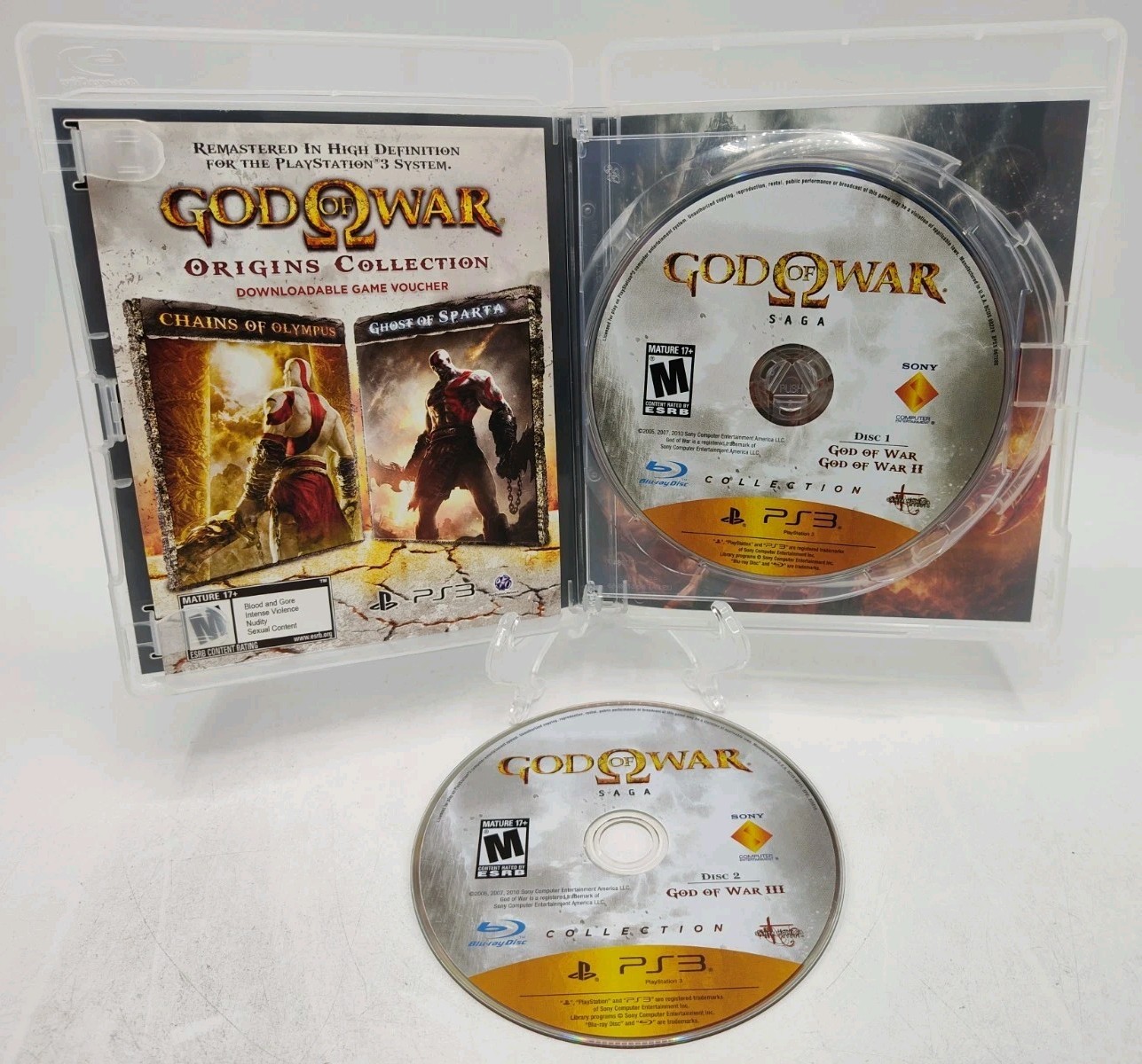 God of War Saga Collection (PS3, 2012) *CIB* Discs are MINT* Tested! FREE SHIP!