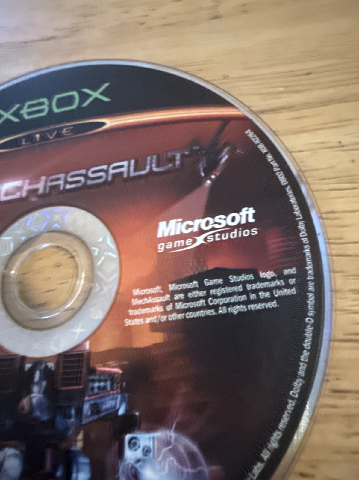 MechAssault (Microsoft Xbox, 2002) Working Game Only