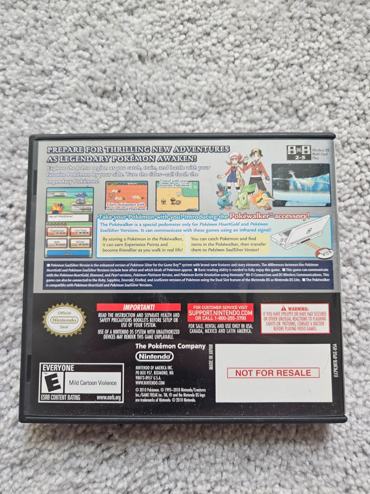 Pokemon: SoulSilver Version (Nintendo DS, 2010)