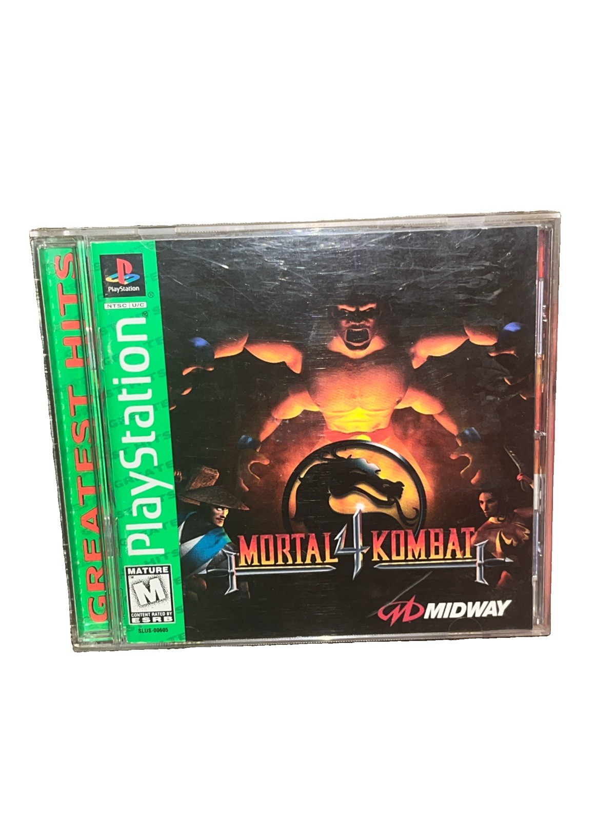 Mortal Kombat 4 (Sony PlayStation 1, 1998) Complete
