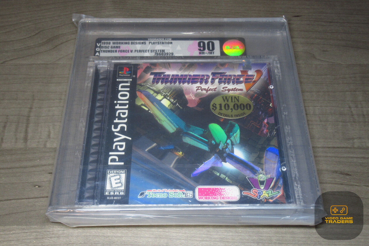 GOLD VGA 90! – Thunder Force V: Perfect System (PlayStation 1, PS1, PSX) NEW!
