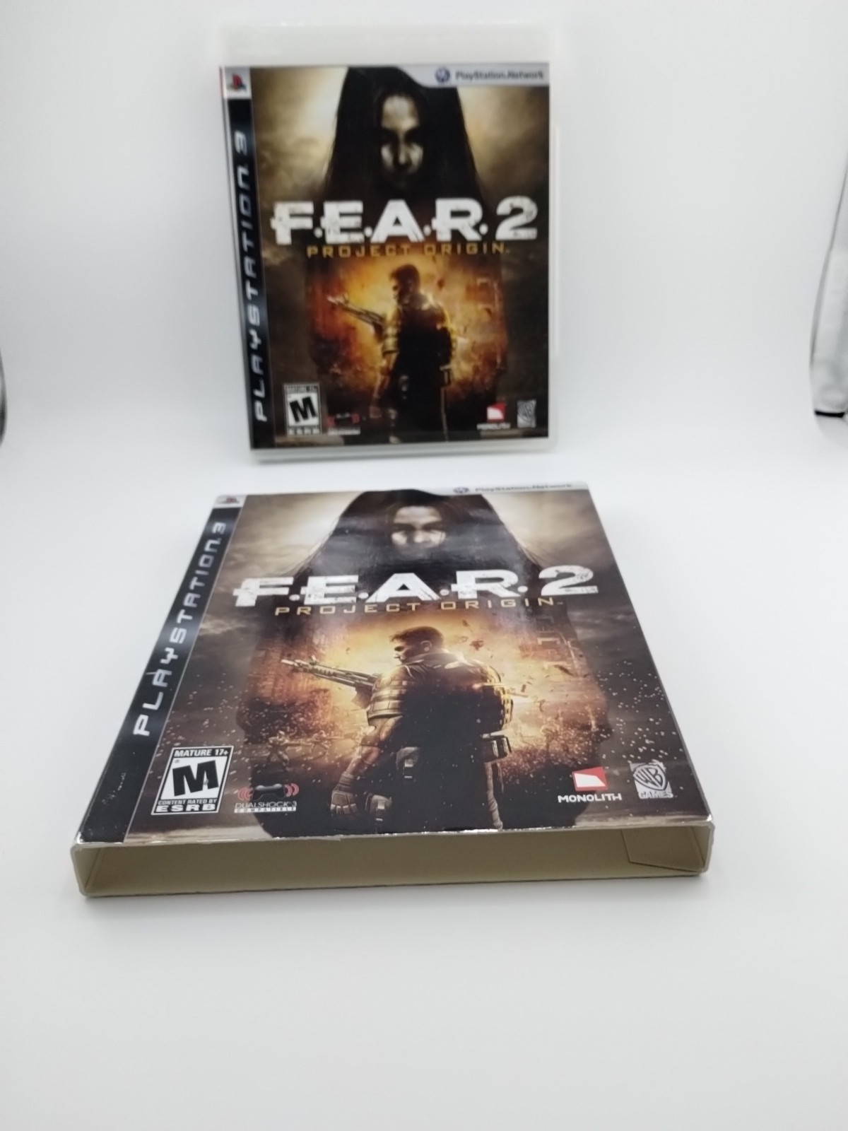 FEAR 2 Project Origin w. Cover Slip PS3 Sony PlayStation 3 2009