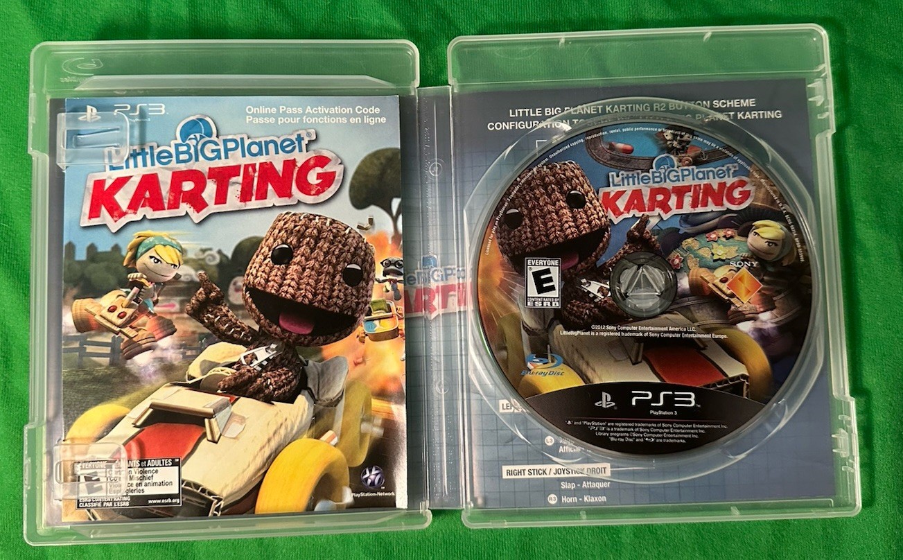 Playstation 3 (PS3) Little Big Planet Karting 😊 USED *SEE DETAILS*