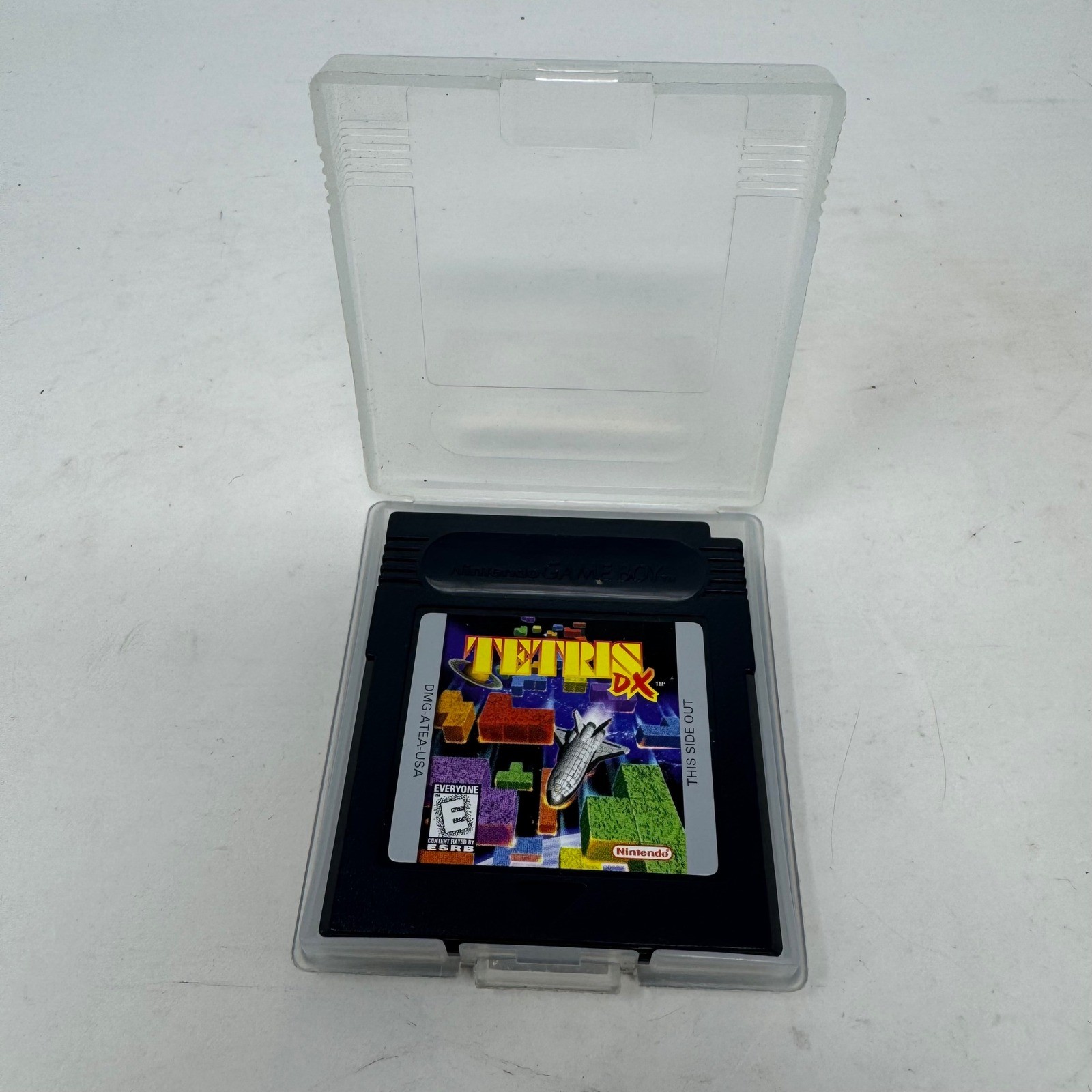 Tetris DX Nintendo Game Boy Color GBC DMG-ATEA-USA Authentic Black Cartridge