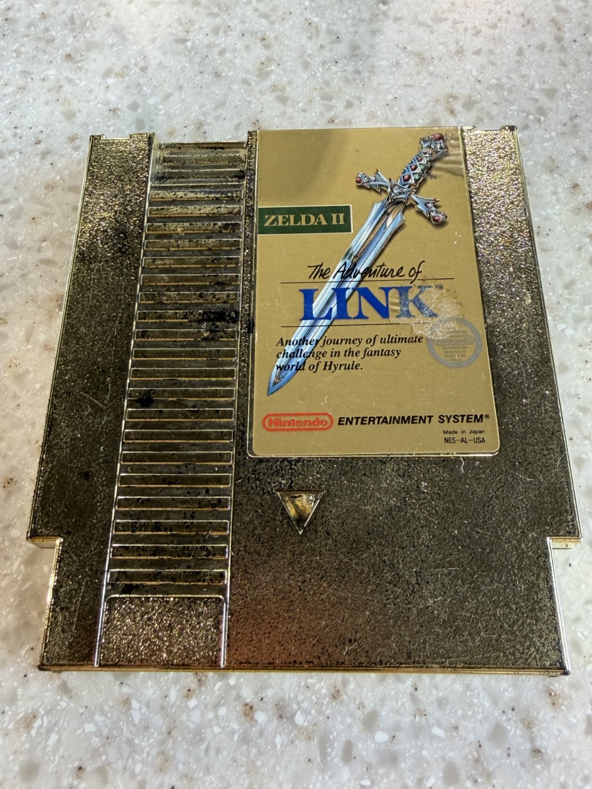 THE ADVENTURE OF LINK ZELDA II GAME ORIGINAL Nintendo System GAME 1985 NES HQ #2