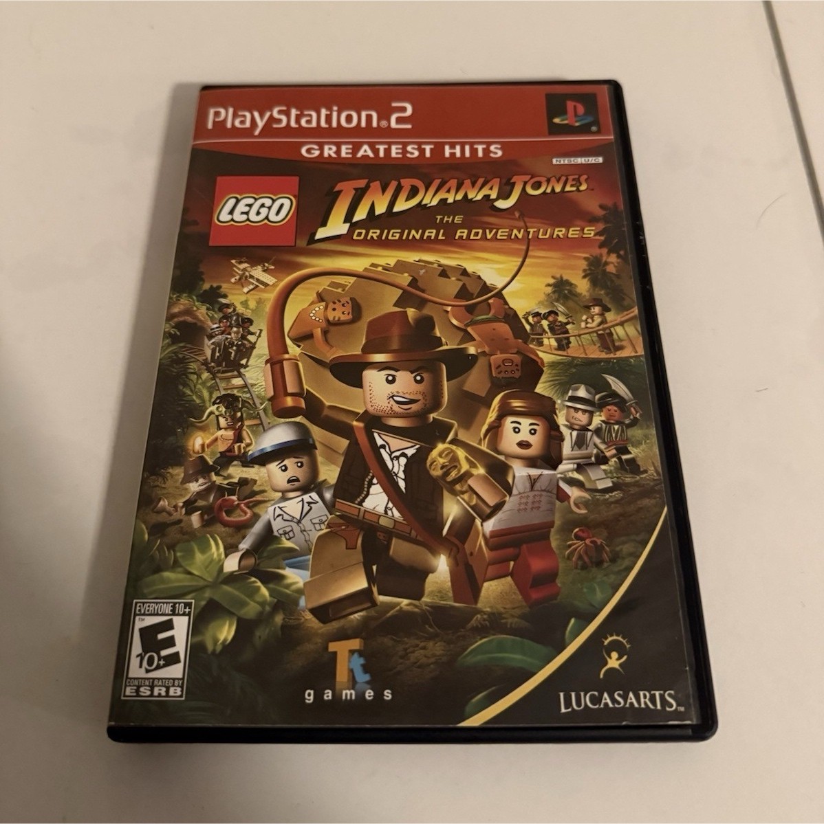 LEGO Indiana Jones: The Original Adventures Greatest Hits PS2 E10+ NTSC 2008
