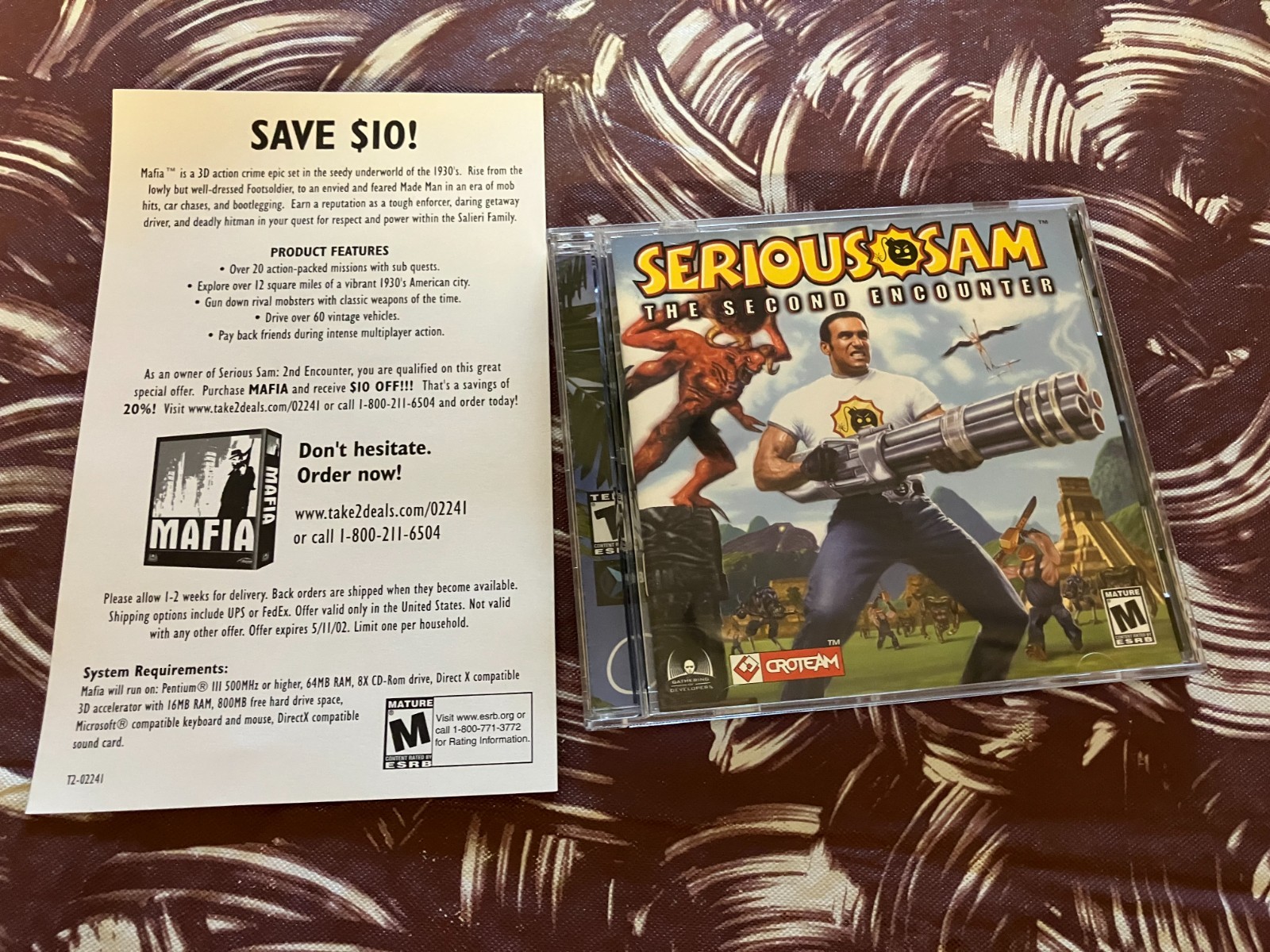 Serious Sam: The Second Encounter (PC, 2002) BIG BOX