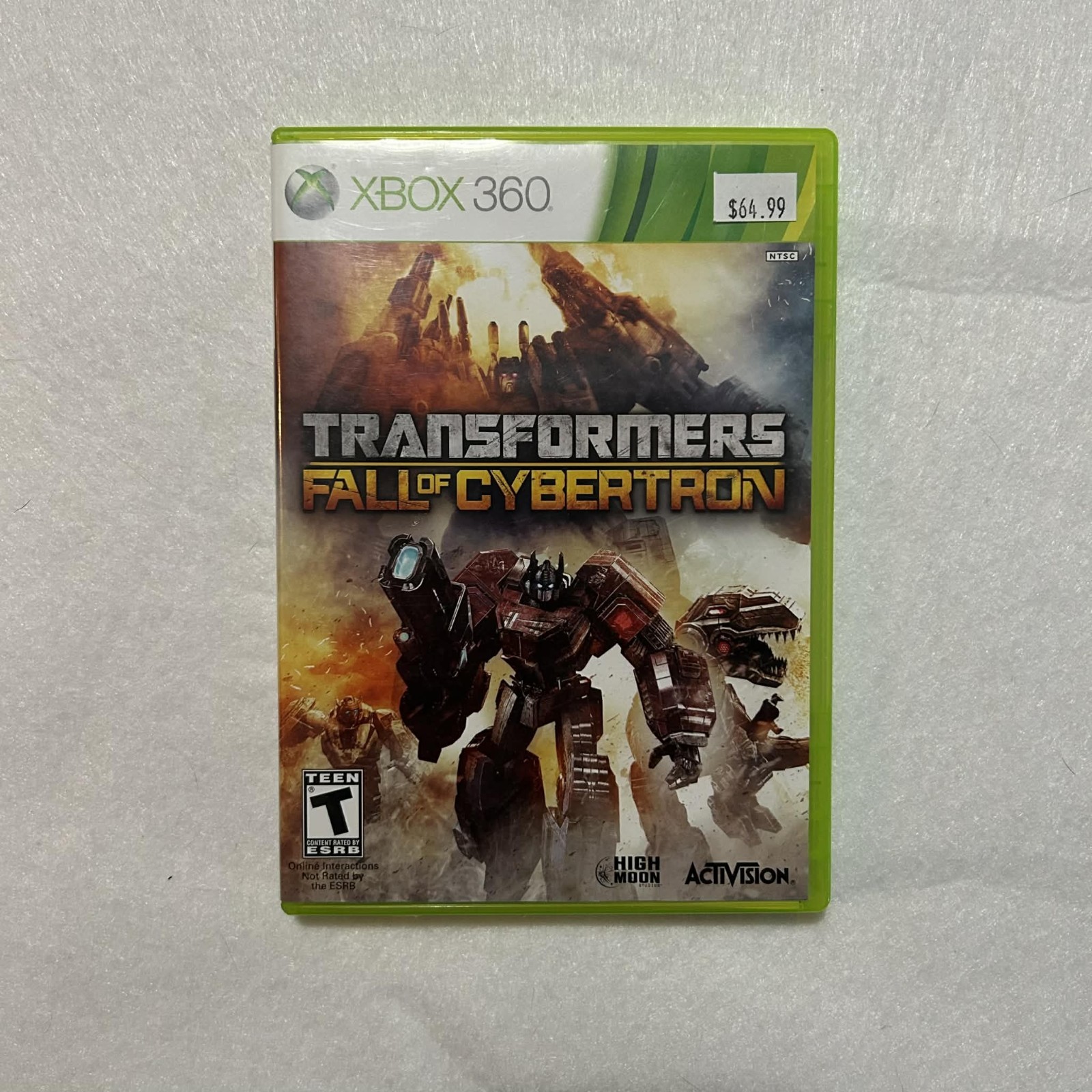Transformers: Fall of Cybertron (Microsoft Xbox 360, 2012) Complete CIB