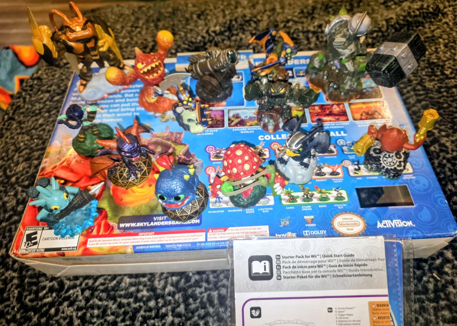 🔥 2011 Activision Nintendo Wii Skylanders Spyro’s Adventure Game Figure Lot🔥