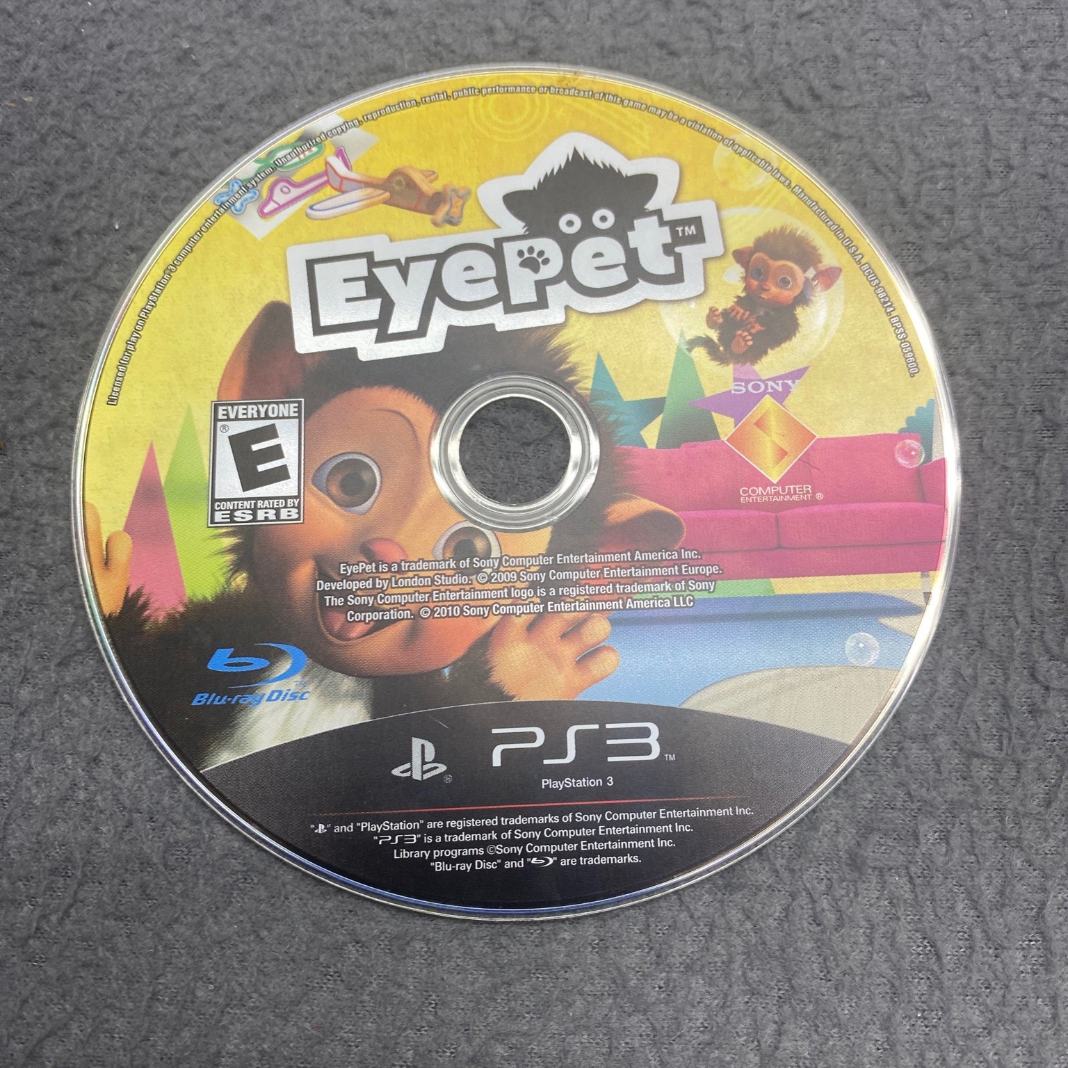 EyePet PS3 PlayStation 3 Video Game PlayStation Eye Move Controller Family