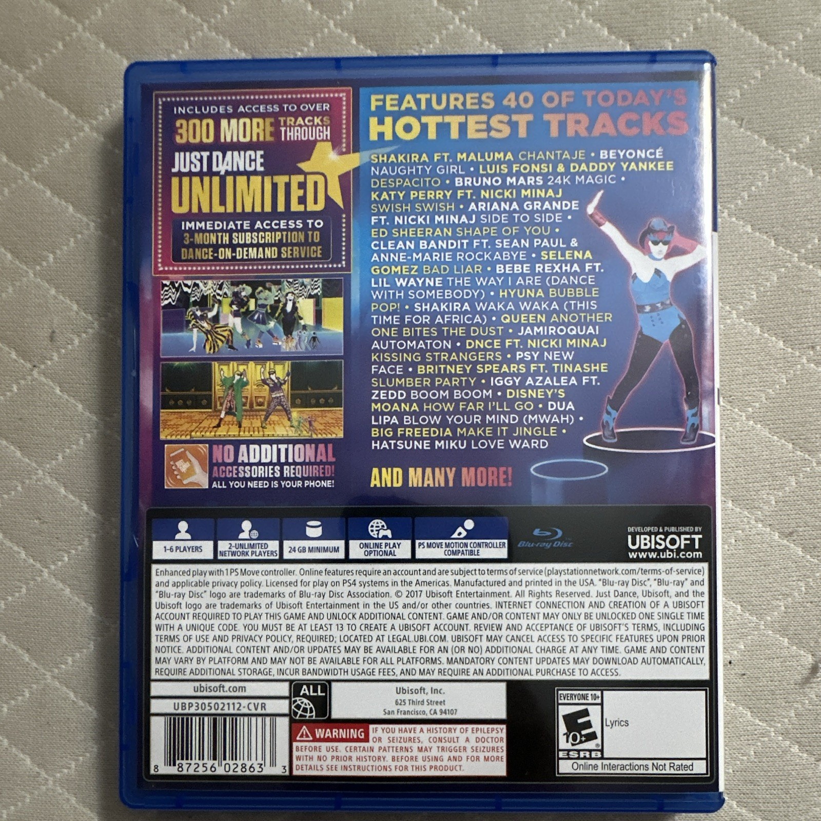 Ubisoft Just Dance 2018 PS4 E10+ Music & Dance Multiplayer Online