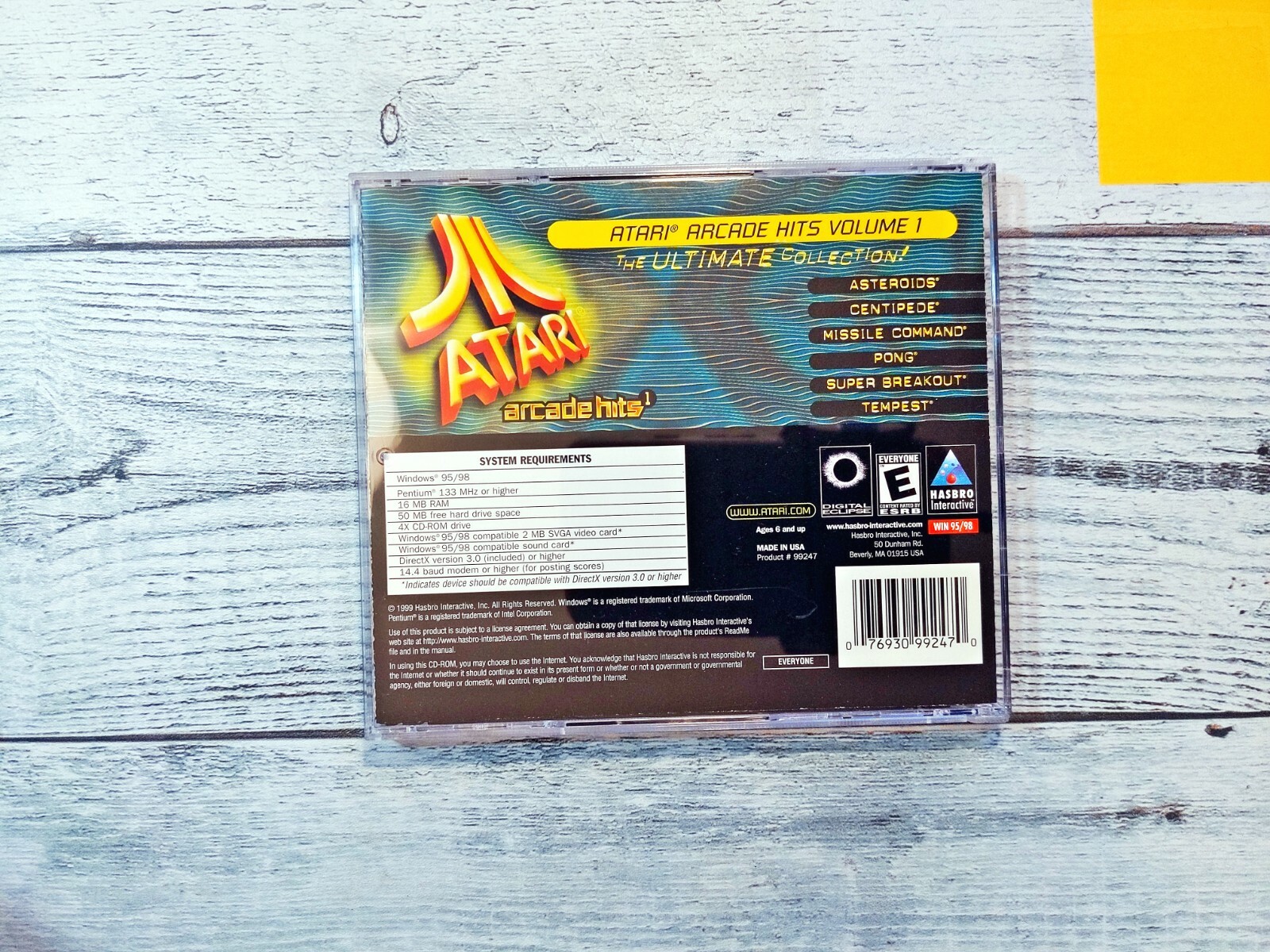 Atari Arcade Hits 1 (PC, 1999)