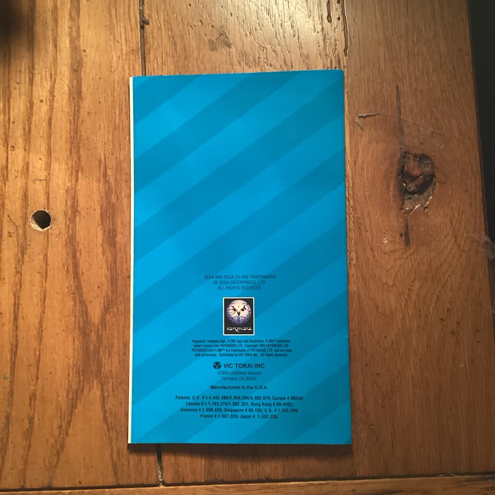 Flink Sega CD Complete CIB with Registration Card