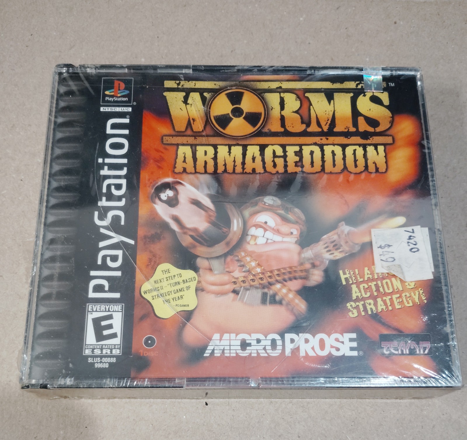 Worms: Armageddon (Sony PlayStation 1, 1999) PS1 – Brand New Sealed * Read
