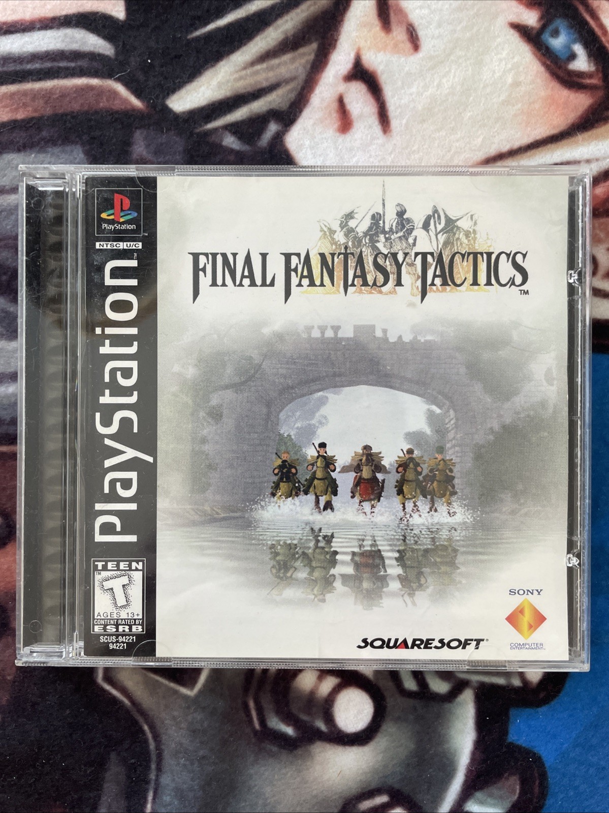 Final Fantasy Tactics Black Label Original Owner PS1 Tested CIB Great Condition