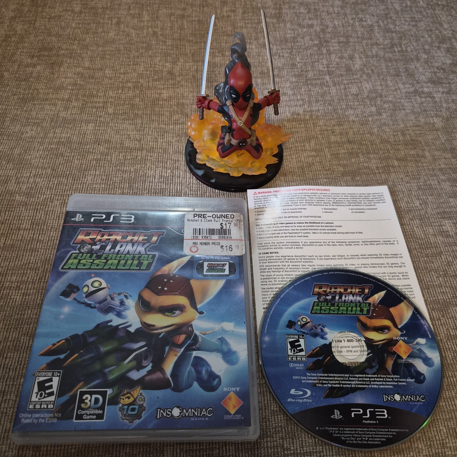 Ratchet & Clank: Full Frontal Assault (Sony PlayStation 3 PS3, 2012)