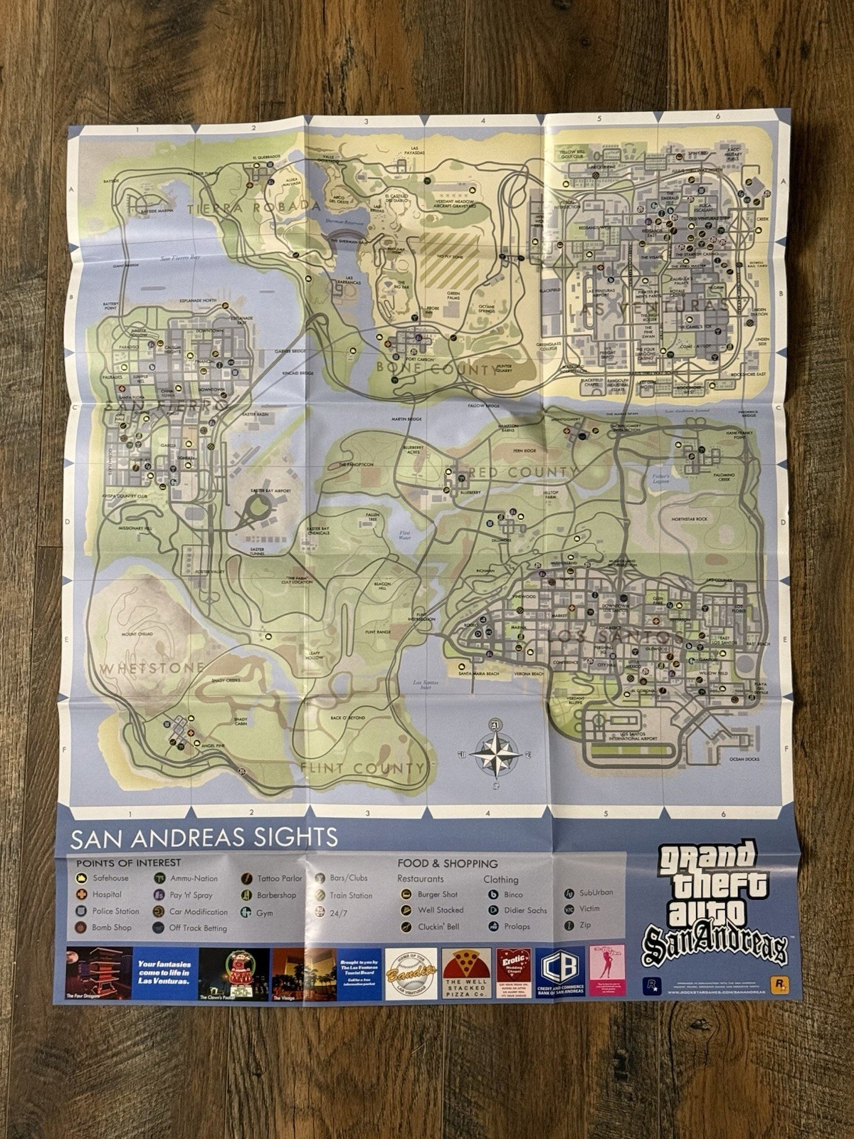 Grand Theft Auto: San Andreas PlayStation 2 PS2 CIB W Manual And Map Excellent