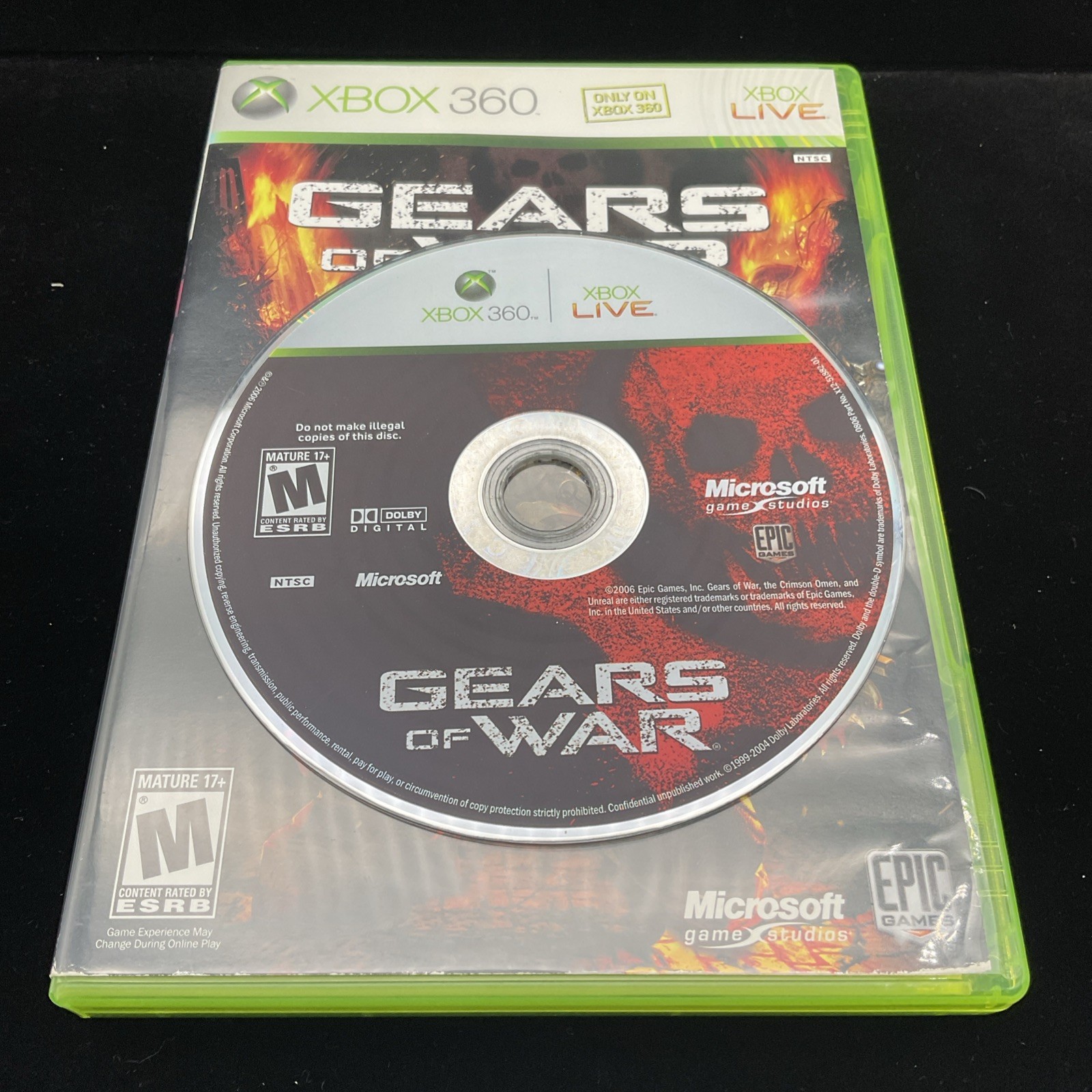 Gears of War 1 & 2 (Xbox 360) Tested & Working Bundle Lot Of 2 Refurbished