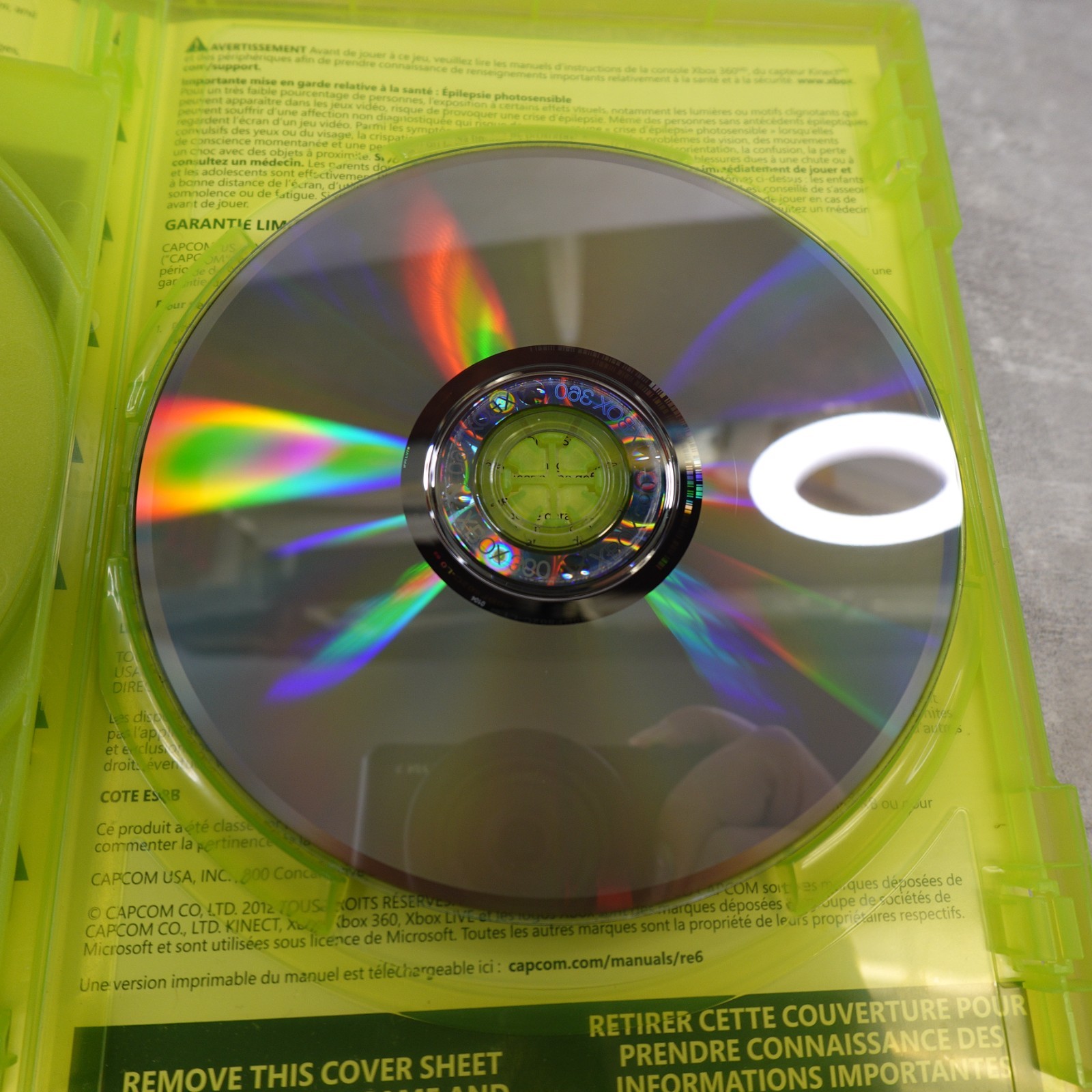 Resident Evil 6 Xbox 360 CIB Microsoft Complete w/ Insert Walmart Cover Zombies
