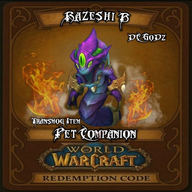 World of Warcraft Razeshi B Pet Companion – WoW – Razor ✨️ Transmog ✨️