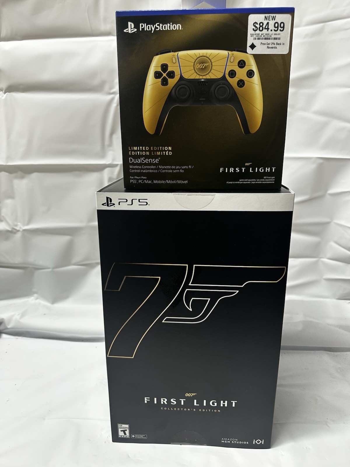 007 First Light Collectors Edition PlayStation 5 James Bond, Ps5 Controller 007