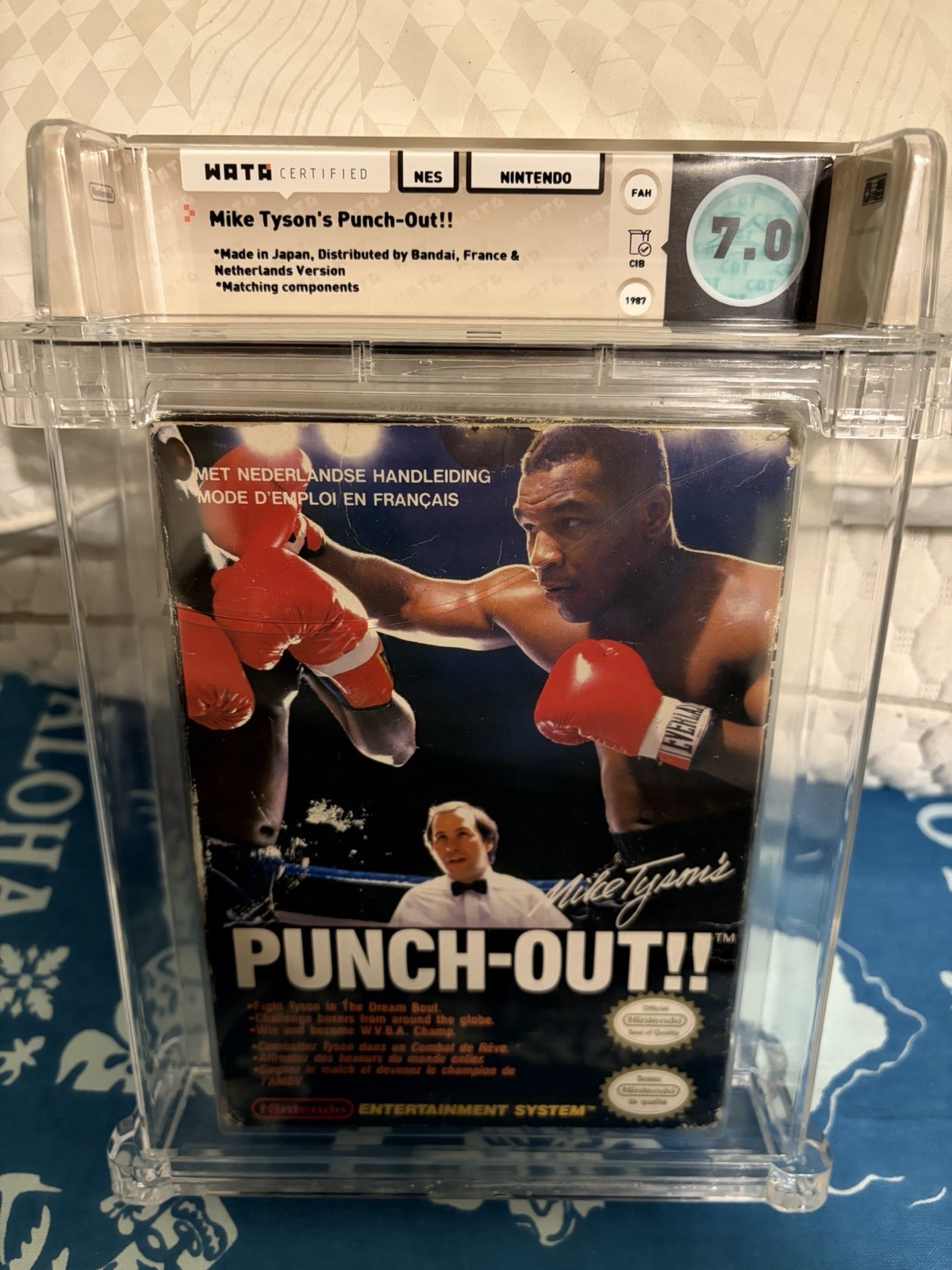 Mike Tyson’s Punch-Out WATA 7.0 (Nintendo 1987) FRENCH & NETHERLANDS VERSION