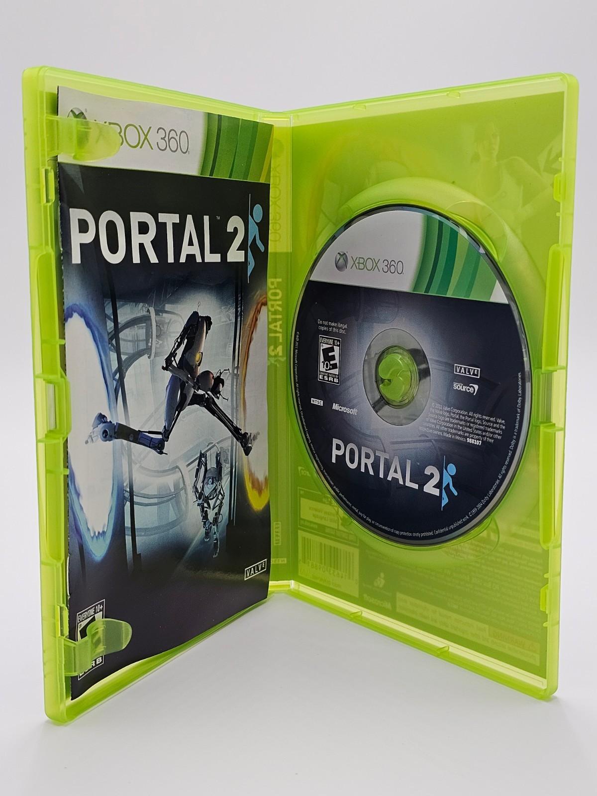 Microsoft Xbox 360 Portal 2 CIB Cleaned & Tested