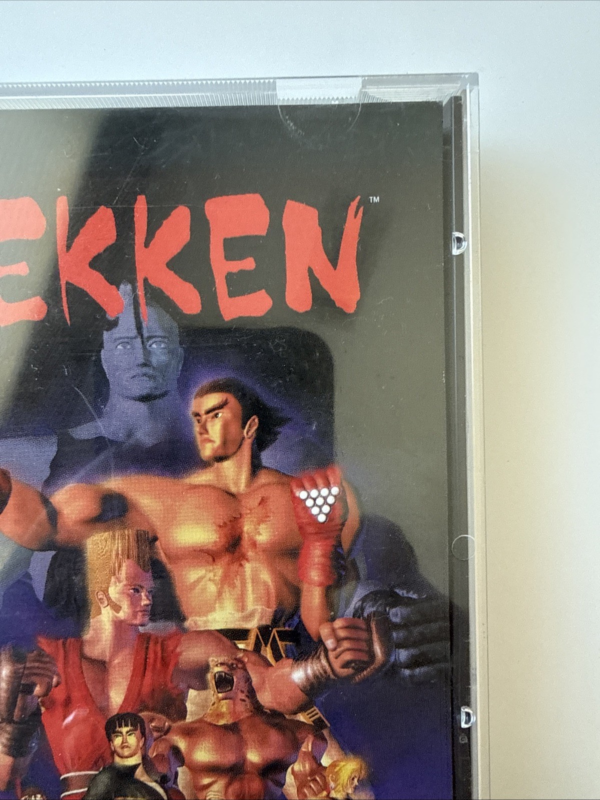 Tekken PS1 LONGBOX PLASTIC Complete w/Manual & Reg Card 1995 Namco