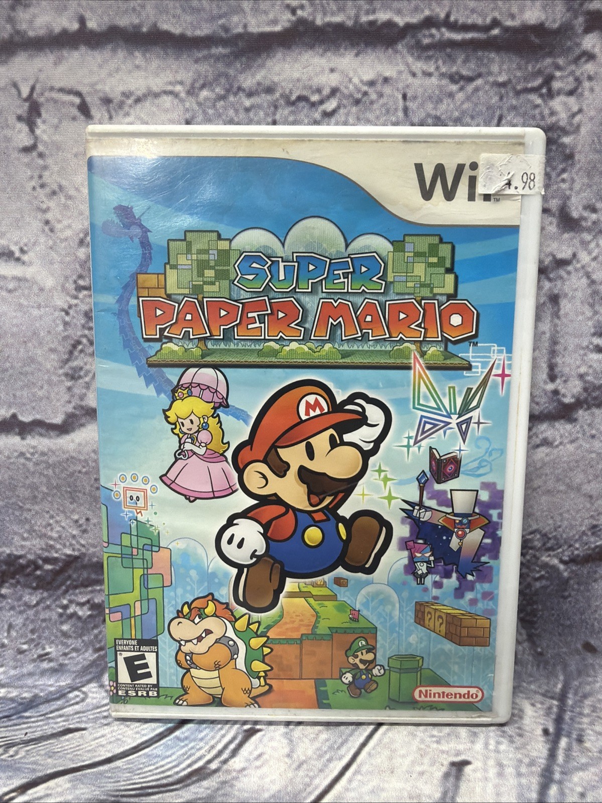 Super Paper Mario (Nintendo Wii, 2007) CIB Complete – W manual/inserts – TESTED