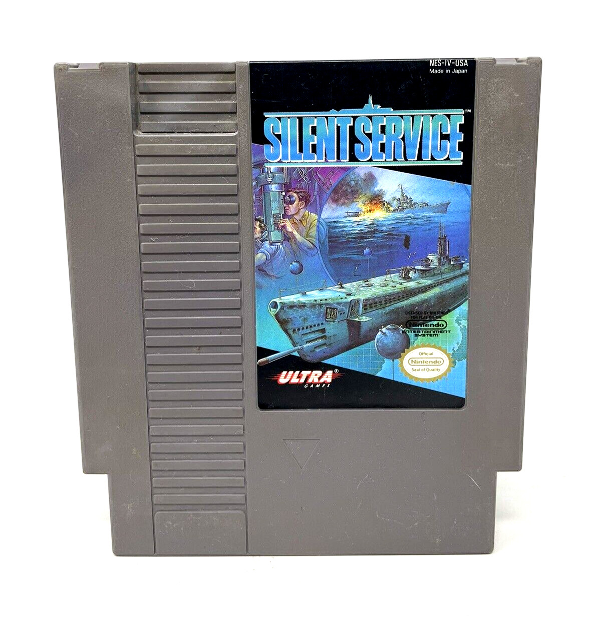 Silent Service Nintendo NES Tested FREE SHIPPING
