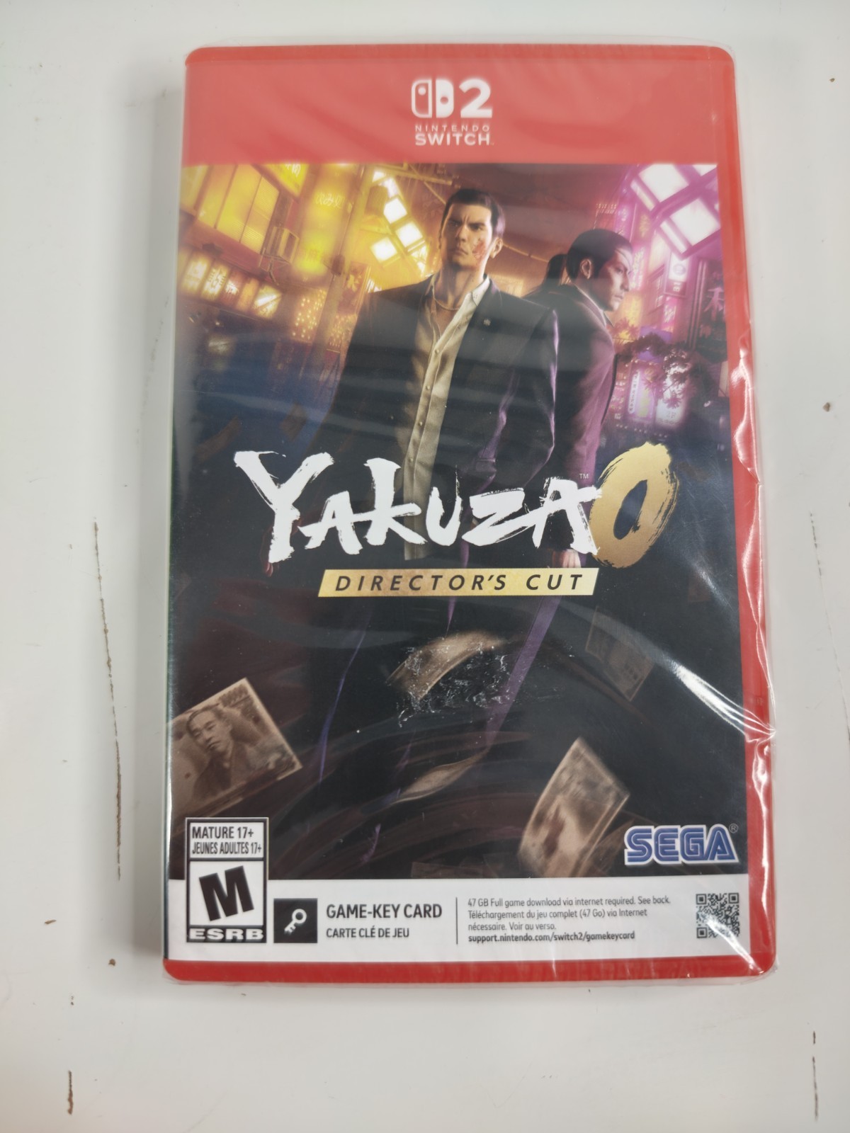Yakuza 0 Directors Cut for Nintendo Switch 2 (Game-Key Card) – Sealed