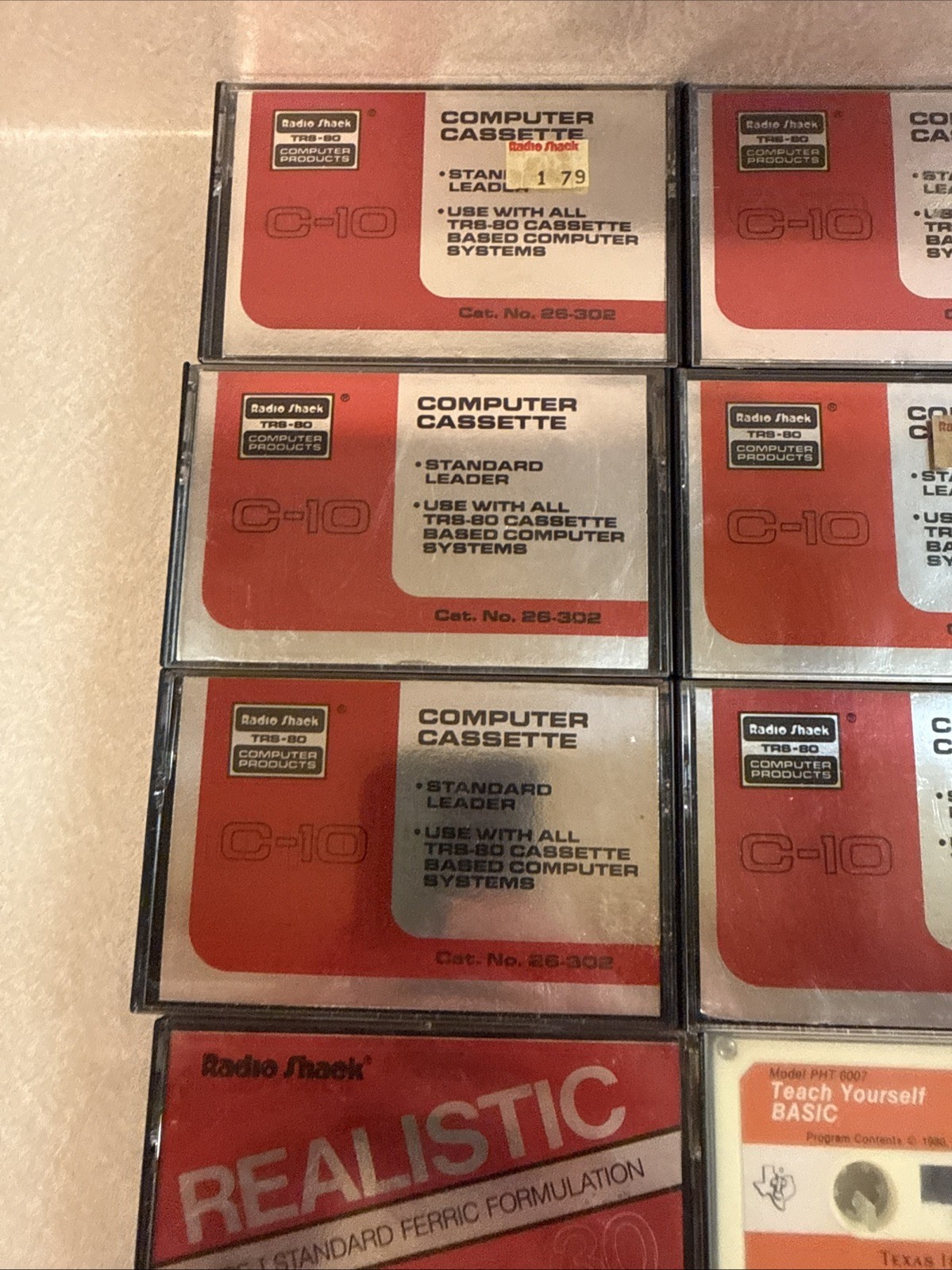 Radioshack C 10, Texas Instruments Cassettes, video Games, Music, How To