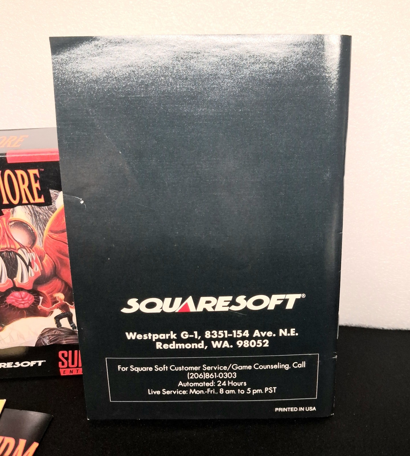 Secret of Evermore Nintendo SNES CIB Near Mint Box Ans Posters Complete