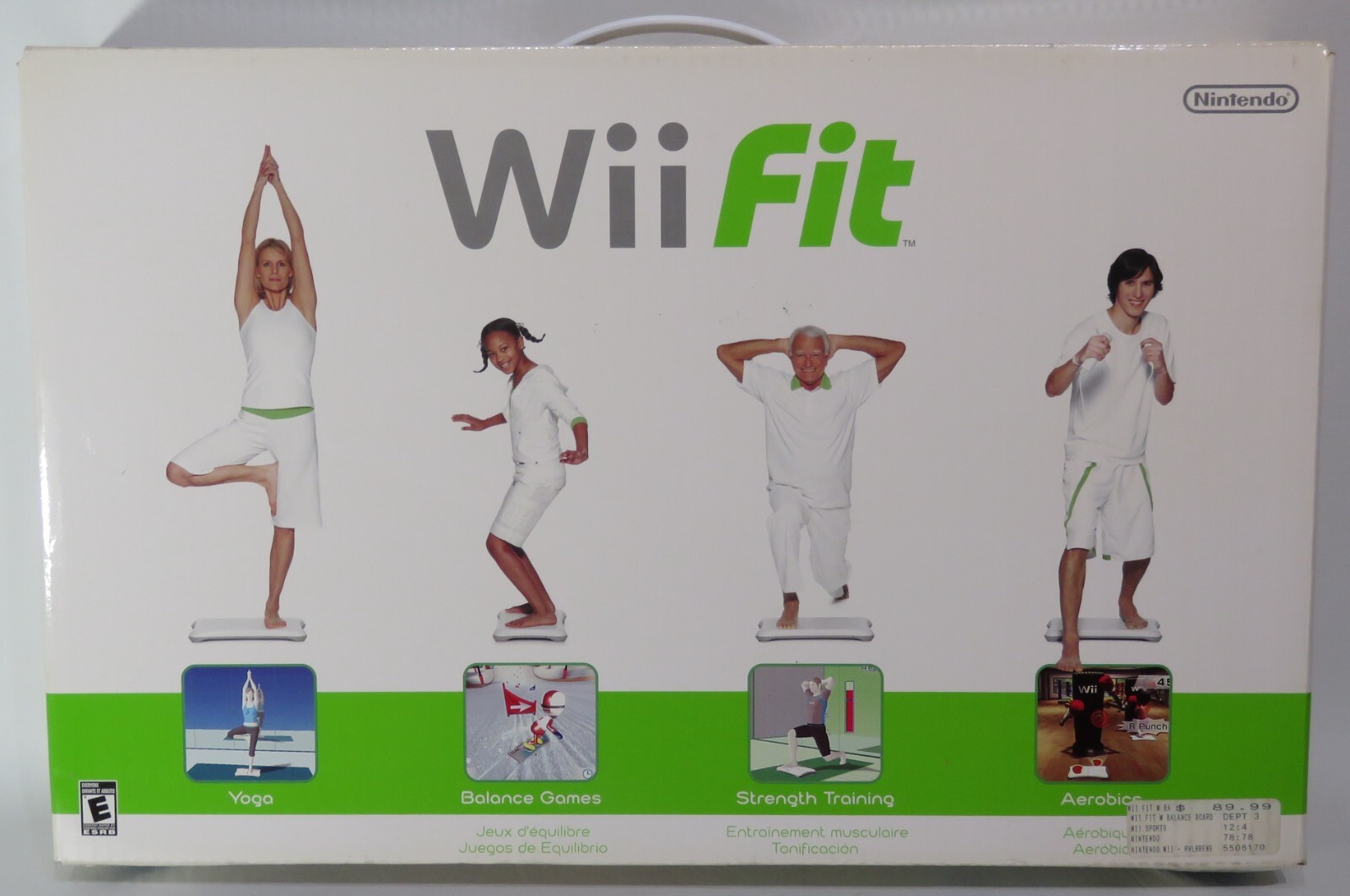 2008 Nintendo – Wii Fit Balance Board – Box, Board & Manual Only Max Weight 330