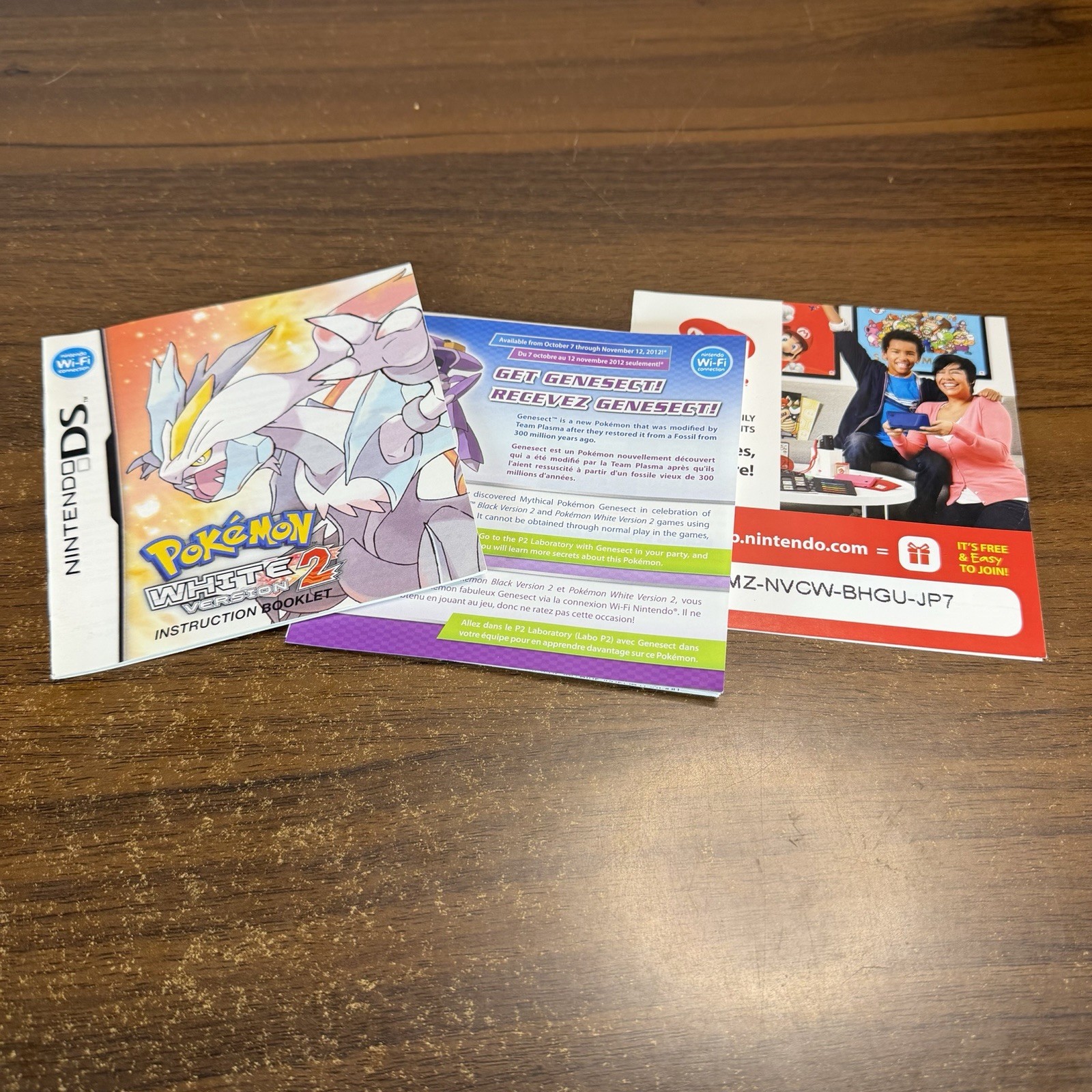 Pokemon White Version 2 Nintendo DS Authentic Complete CIB Game Case Inserts