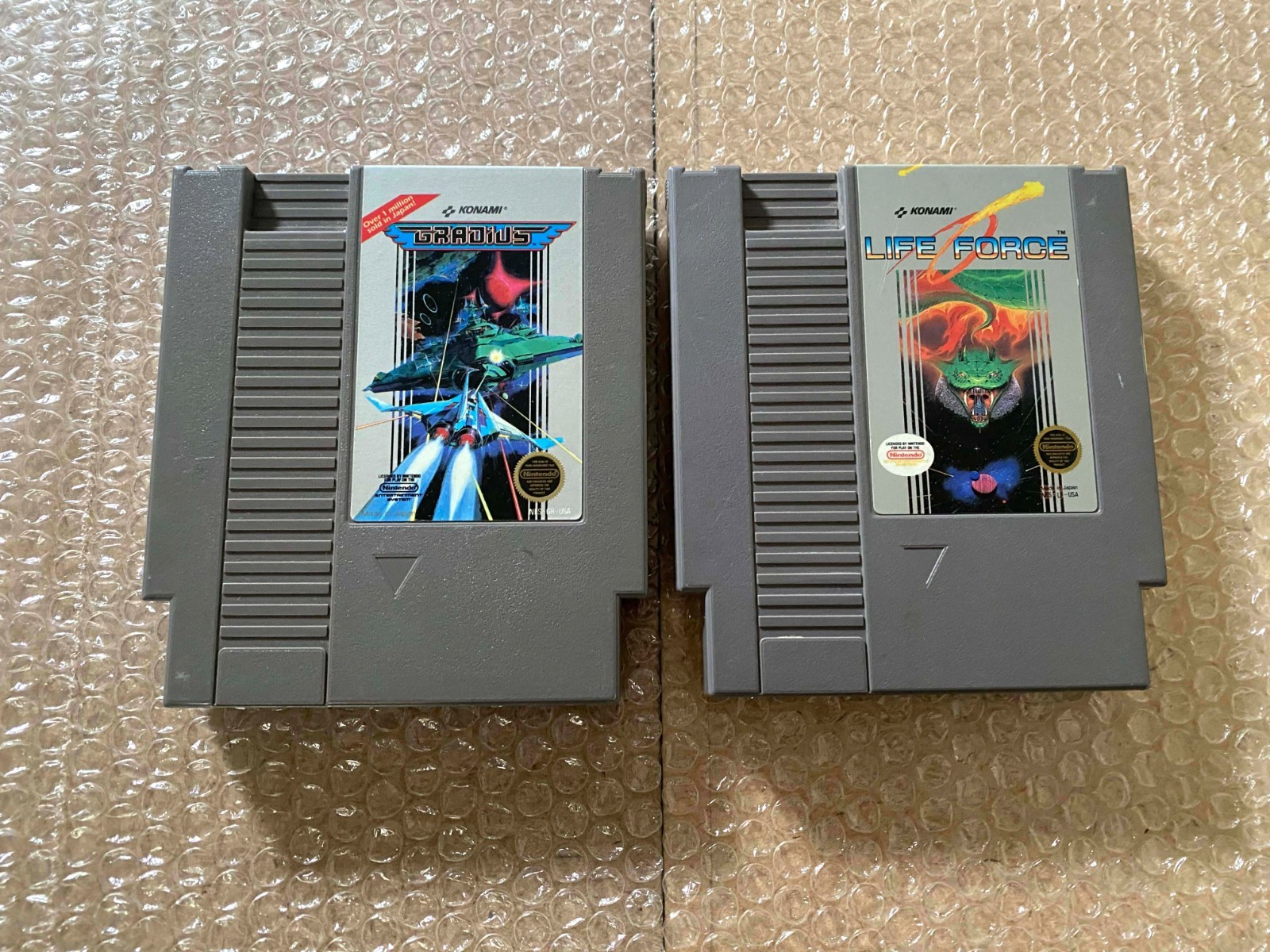 Gradius + Life Force + Stinger (Konami) (NES) – CARTS ONLY *AUTHENTIC *TESTED