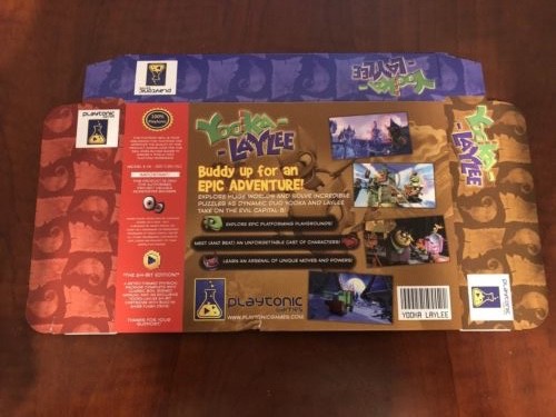 Yooka Laylee Kickstarter 64-Bit Tier Special Edition Brand New N64 cartridge