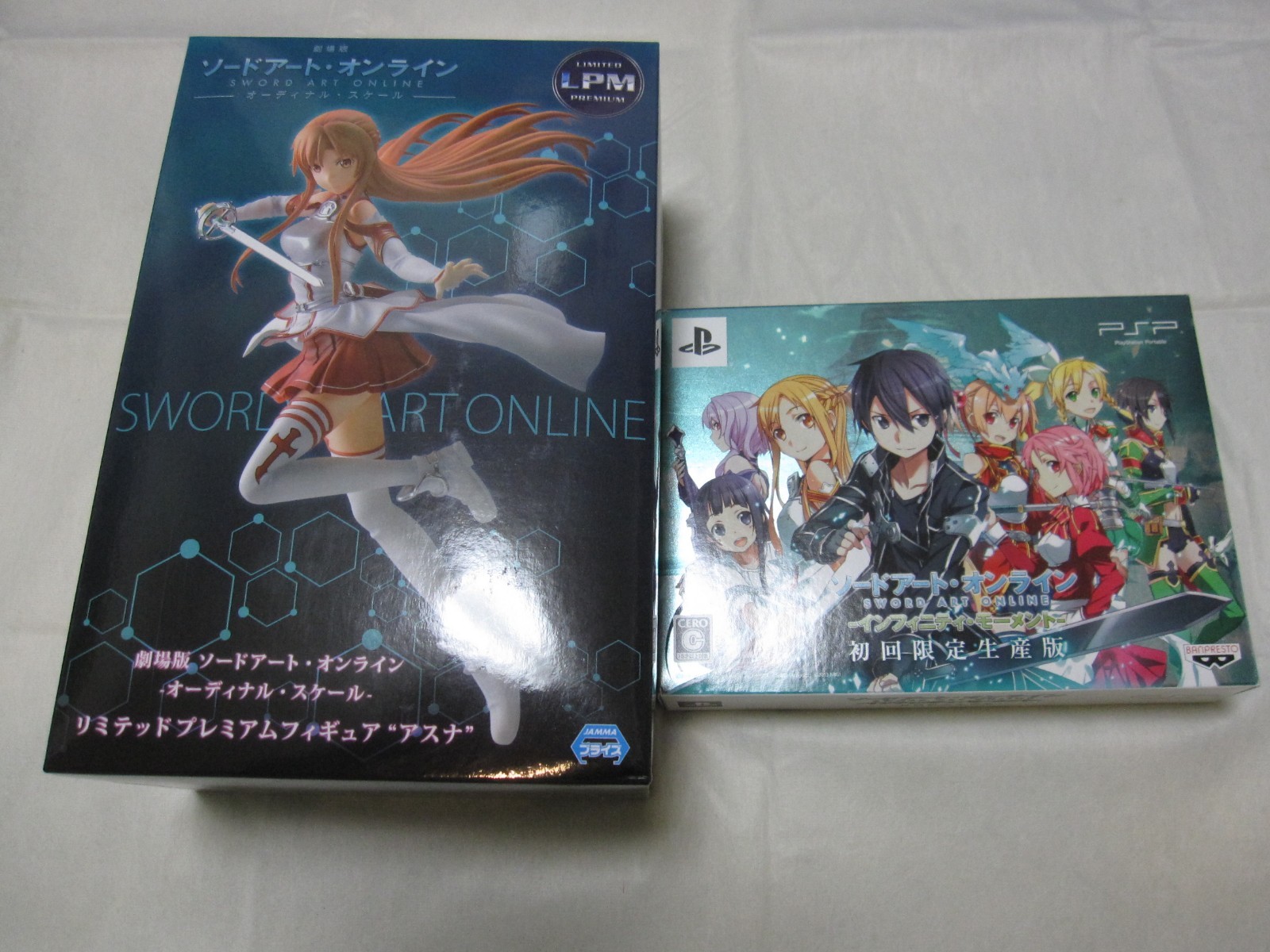 7-14 Days to USA. W/Asuna figure PSP Sword Art Online Infinity Moment First BOX
