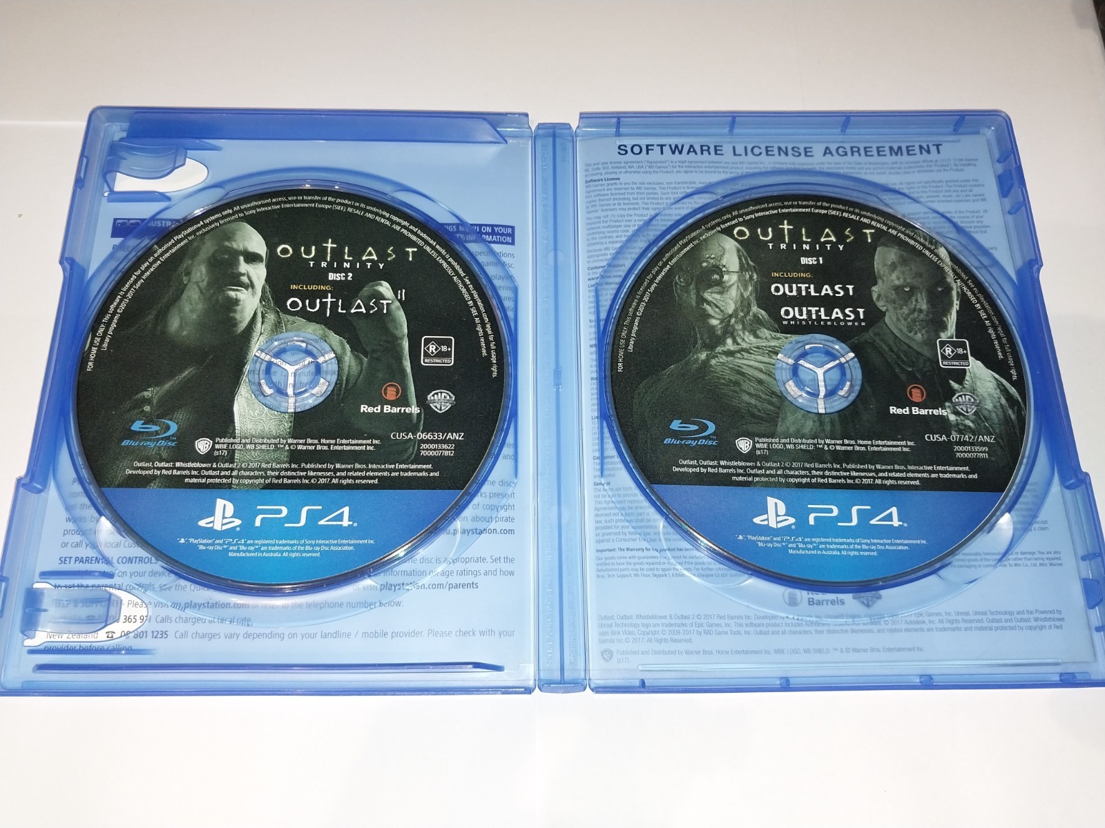 OUTLAST TRINITY (2 DISC) (SONY PS4 GAME , R18+)