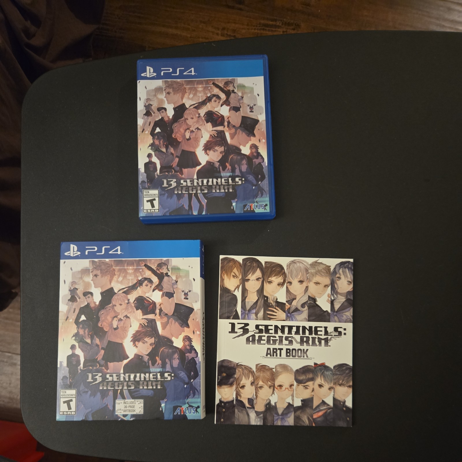 13 Sentinels: Aegis Rim PS4 Sony PlayStation 4 Art Book Tested