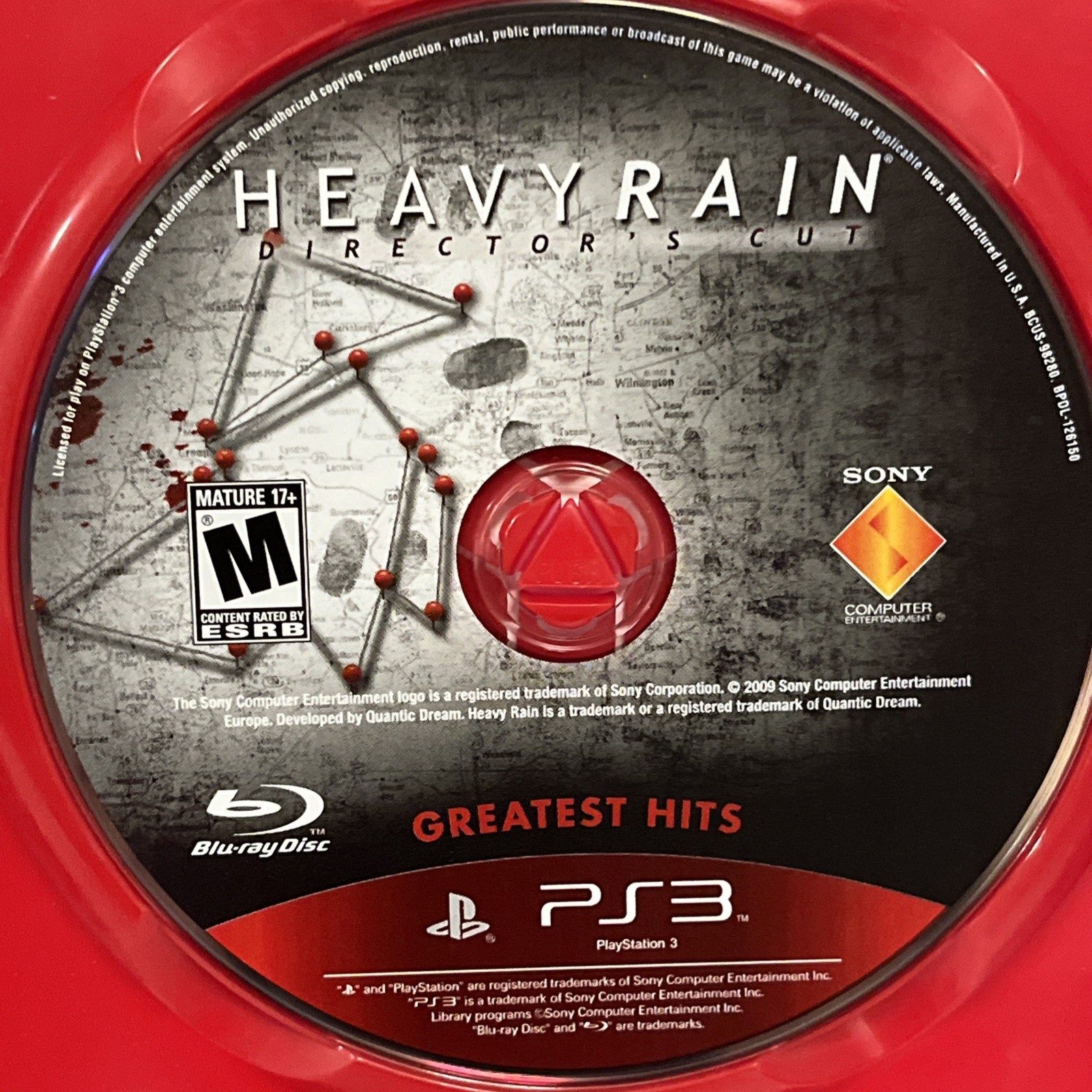 Heavy Rain – Director’s Cut (Sony PlayStation 3, 2011) CIB – Pristine Condition