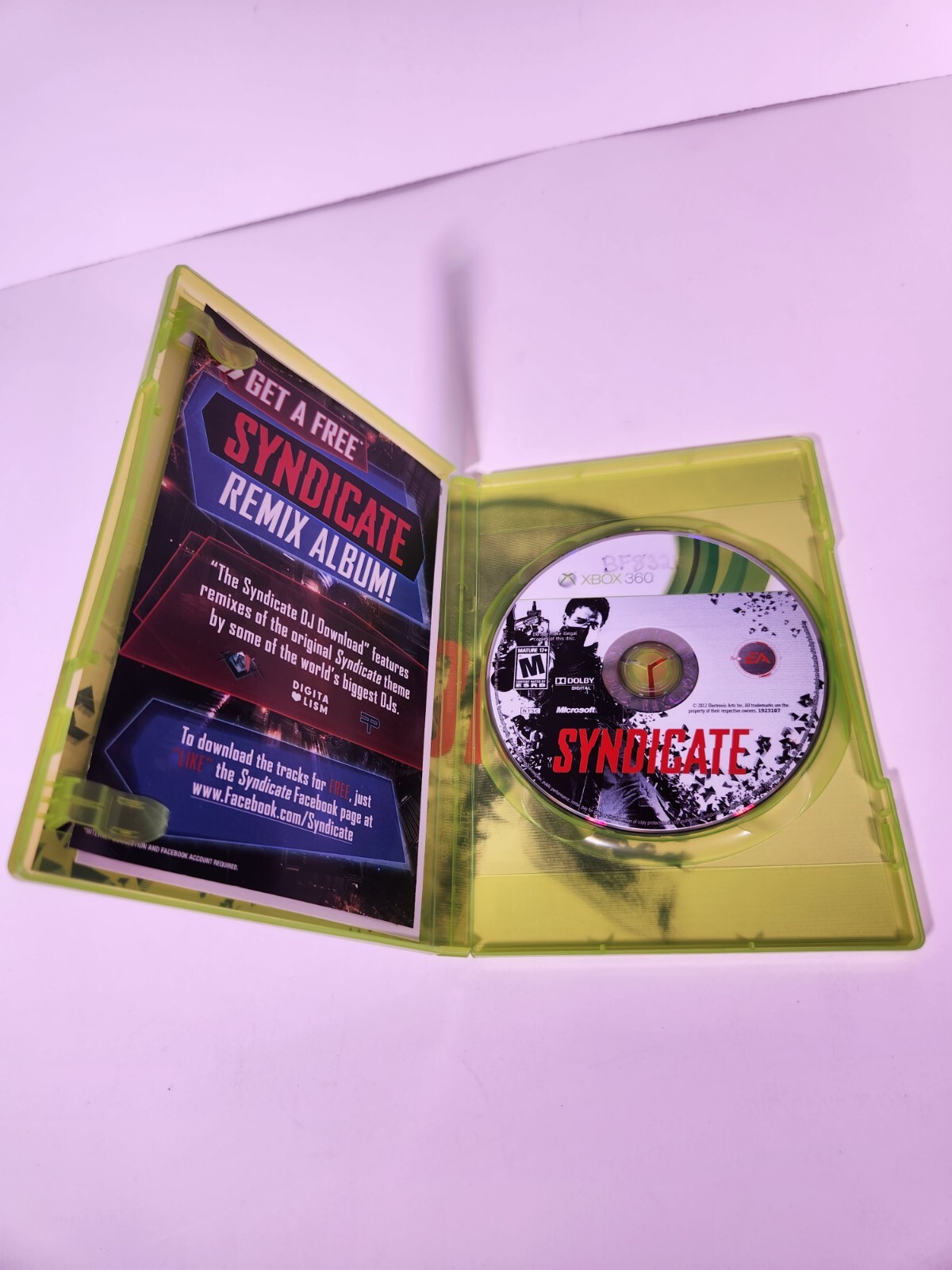 Syndicate (Microsoft Xbox 360, 2012) CIB [Tested and Working]
