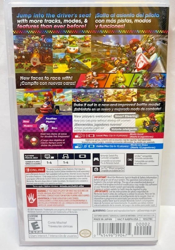 New Box Sealer – Mario Kart 8 Deluxe For Nintendo Switch – Video Game